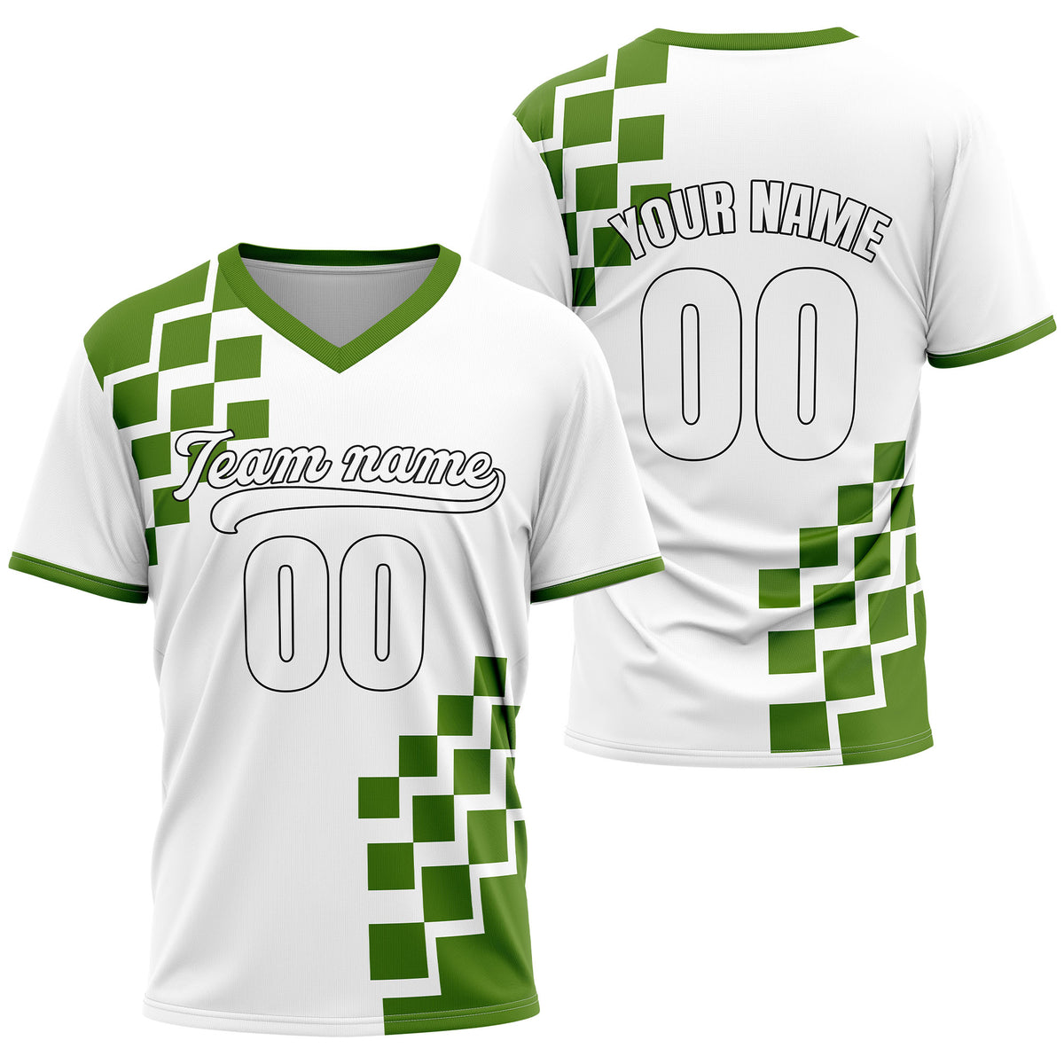 Custom Shadow Pixel White Baseball Sports Jersey Personalized Uniform with Name &amp; Number