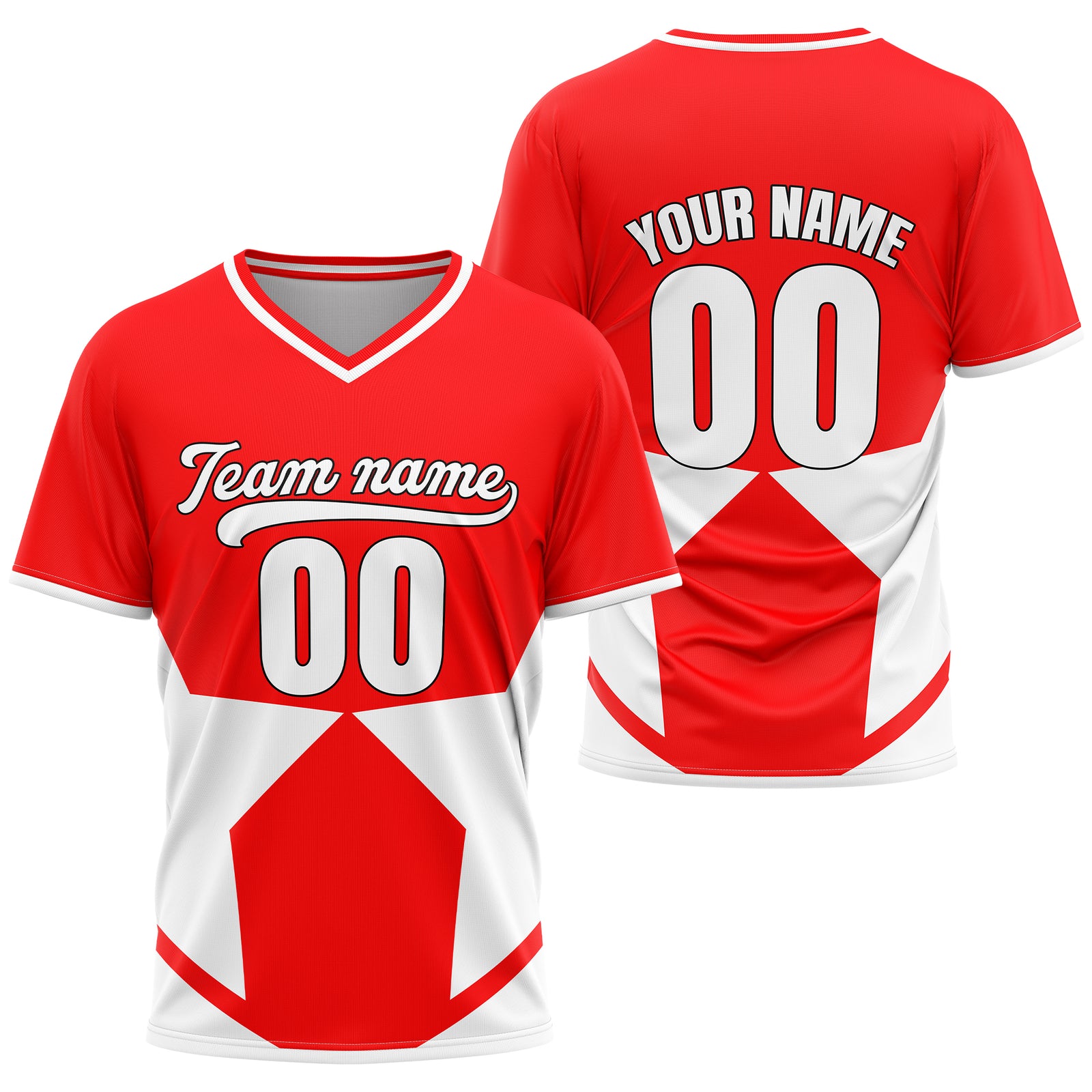 Custom NovaLine Red Pullover Baseball Sports Jersey Personalized Uniform with Name & Number