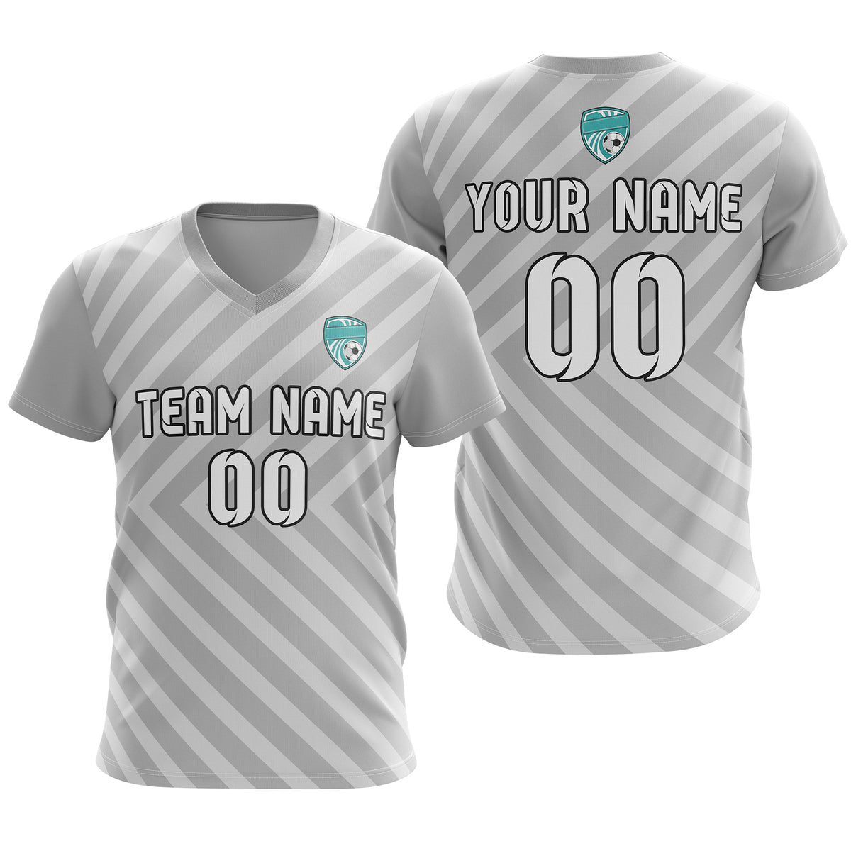 Custom Swift Stripe V-Neck Navy Sport Tops Jersey