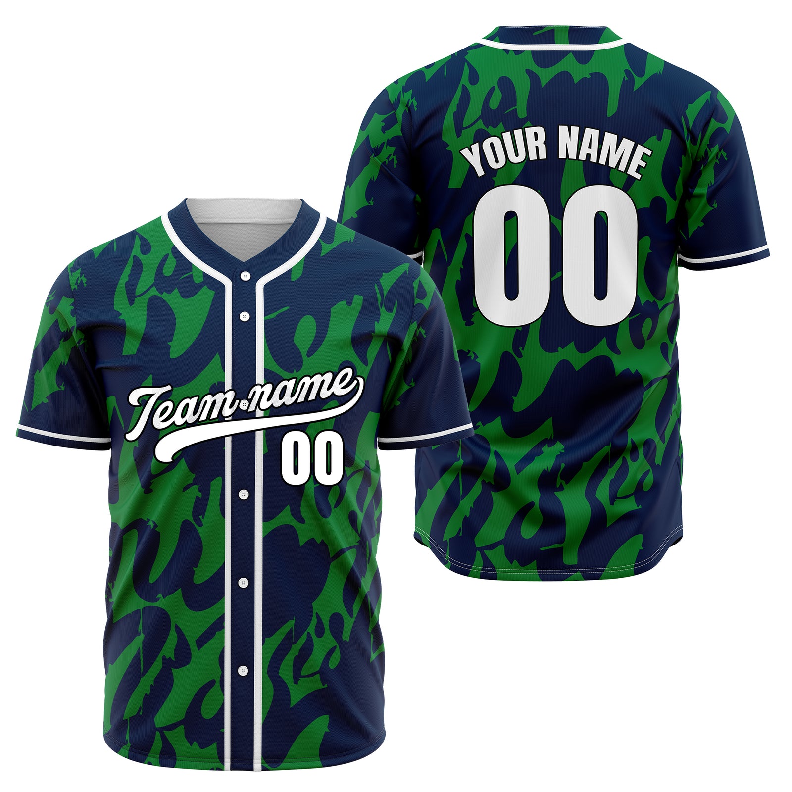 Custom Graffiti Sox Blue Baseball Sports Jersey Personalized Uniform with Name & Number