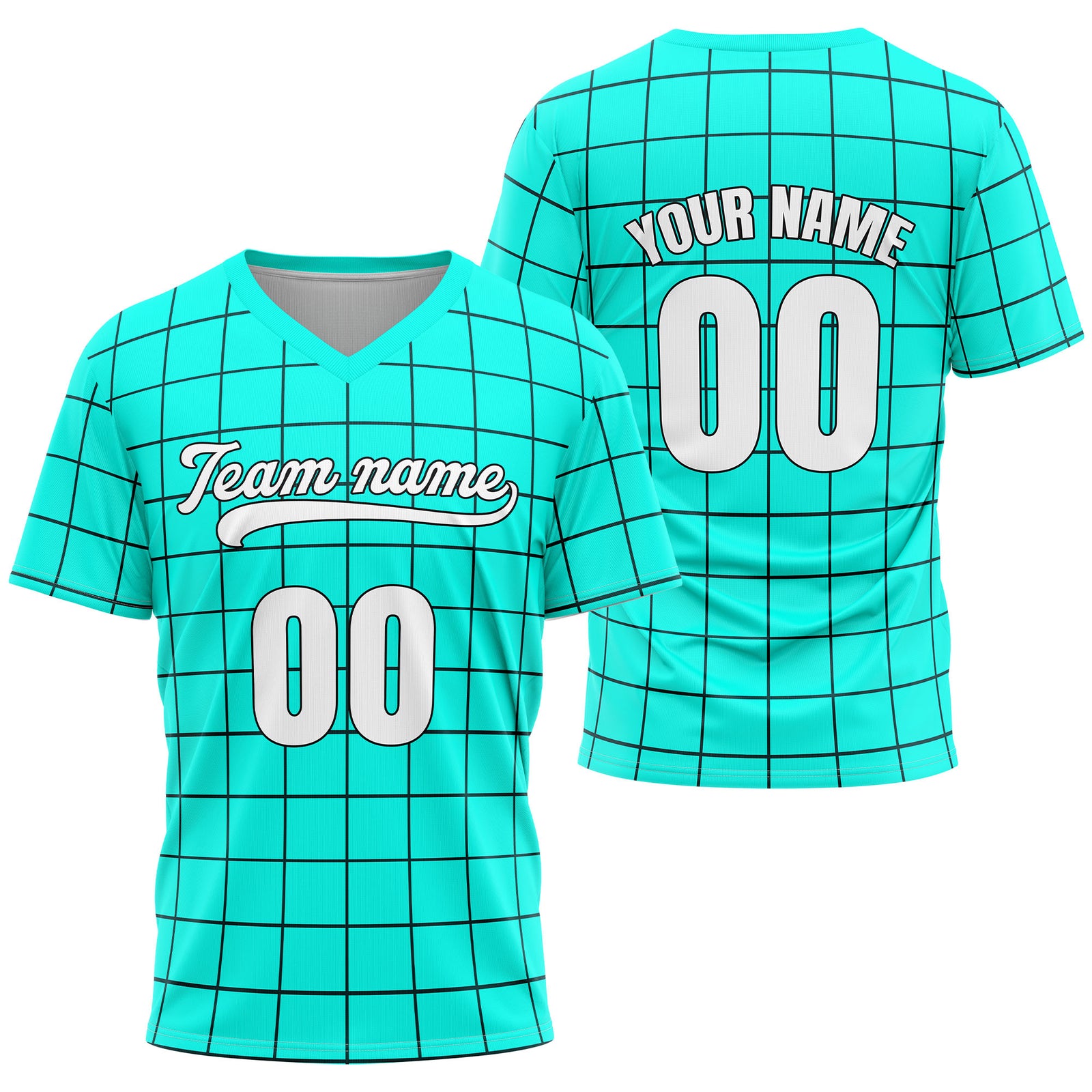 Custom Storm Matrix Aqua Baseball Sports Jersey Personalized Uniform with Name & Number