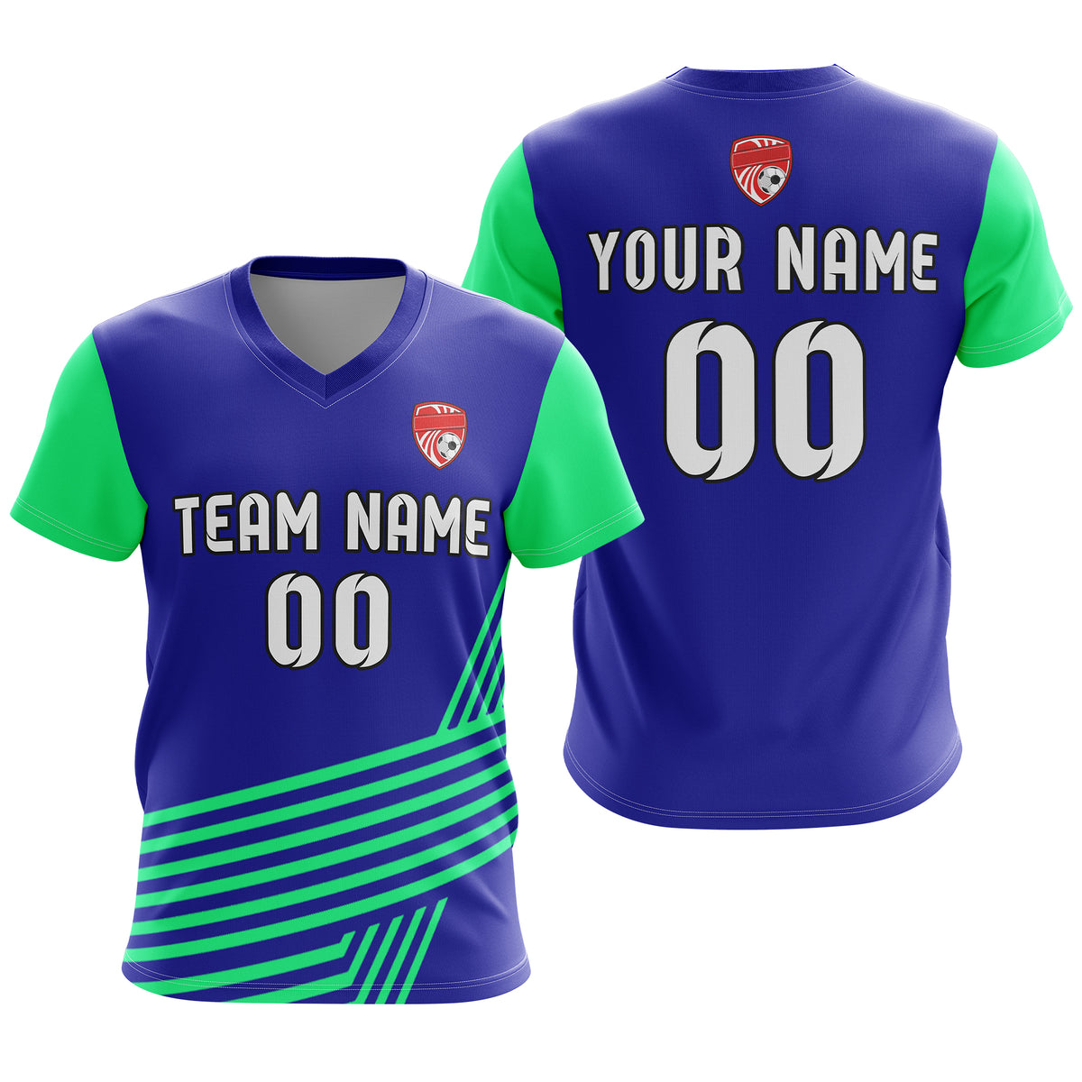 Custom Rapid Line White Soccer Sport Tops Jersey