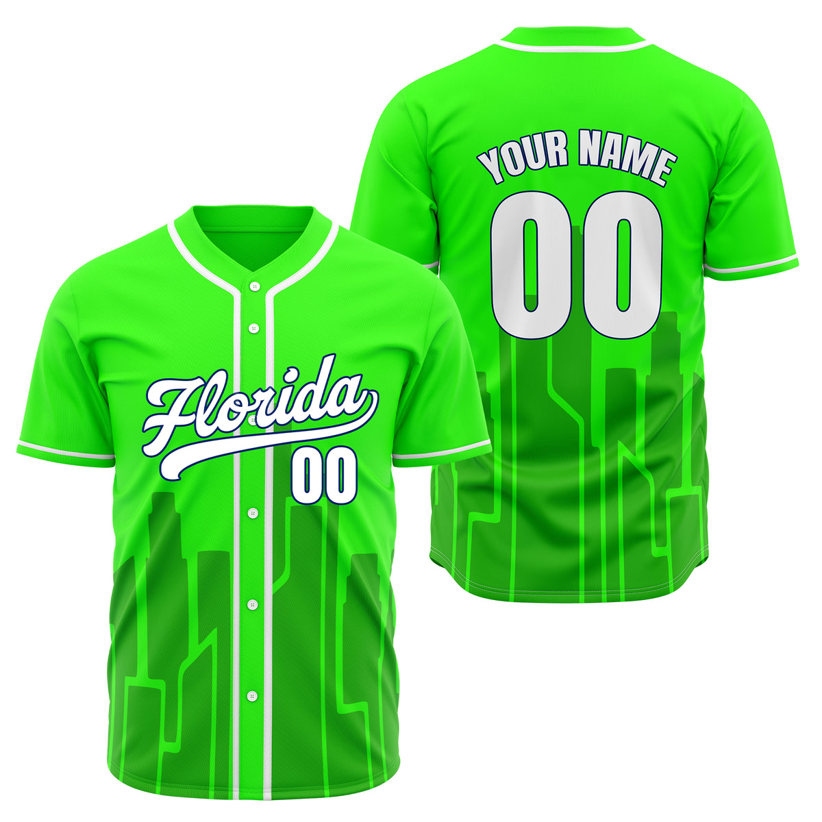 Custom City Flux Navy Baseball Sports Jersey Personalized Uniform with Name & Number
