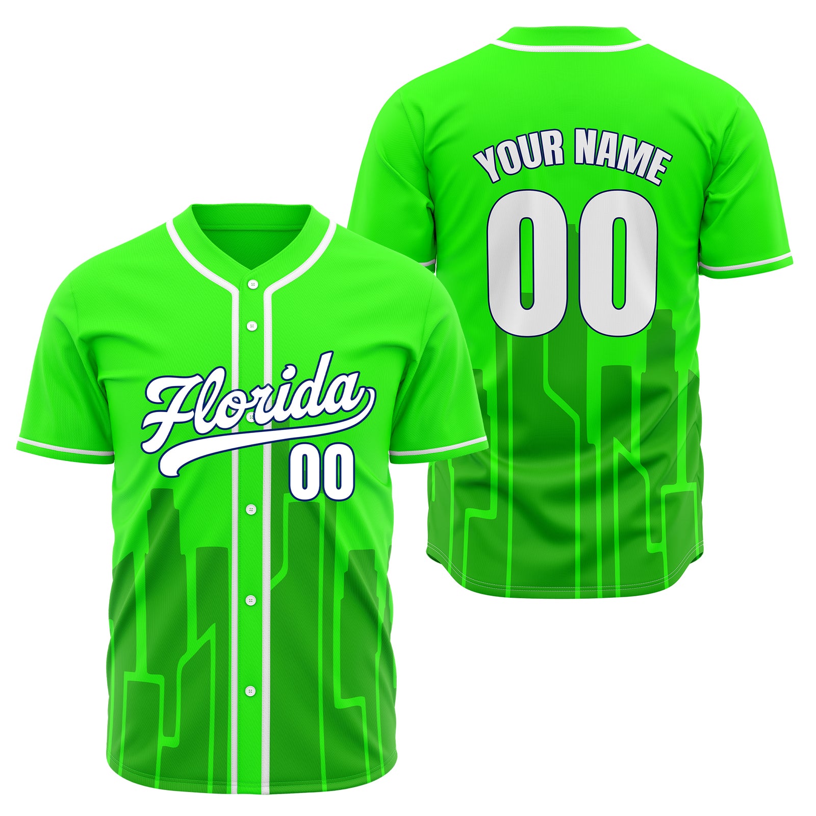 Custom City Flux Navy Baseball Sports Jersey Personalized Uniform with Name & Number