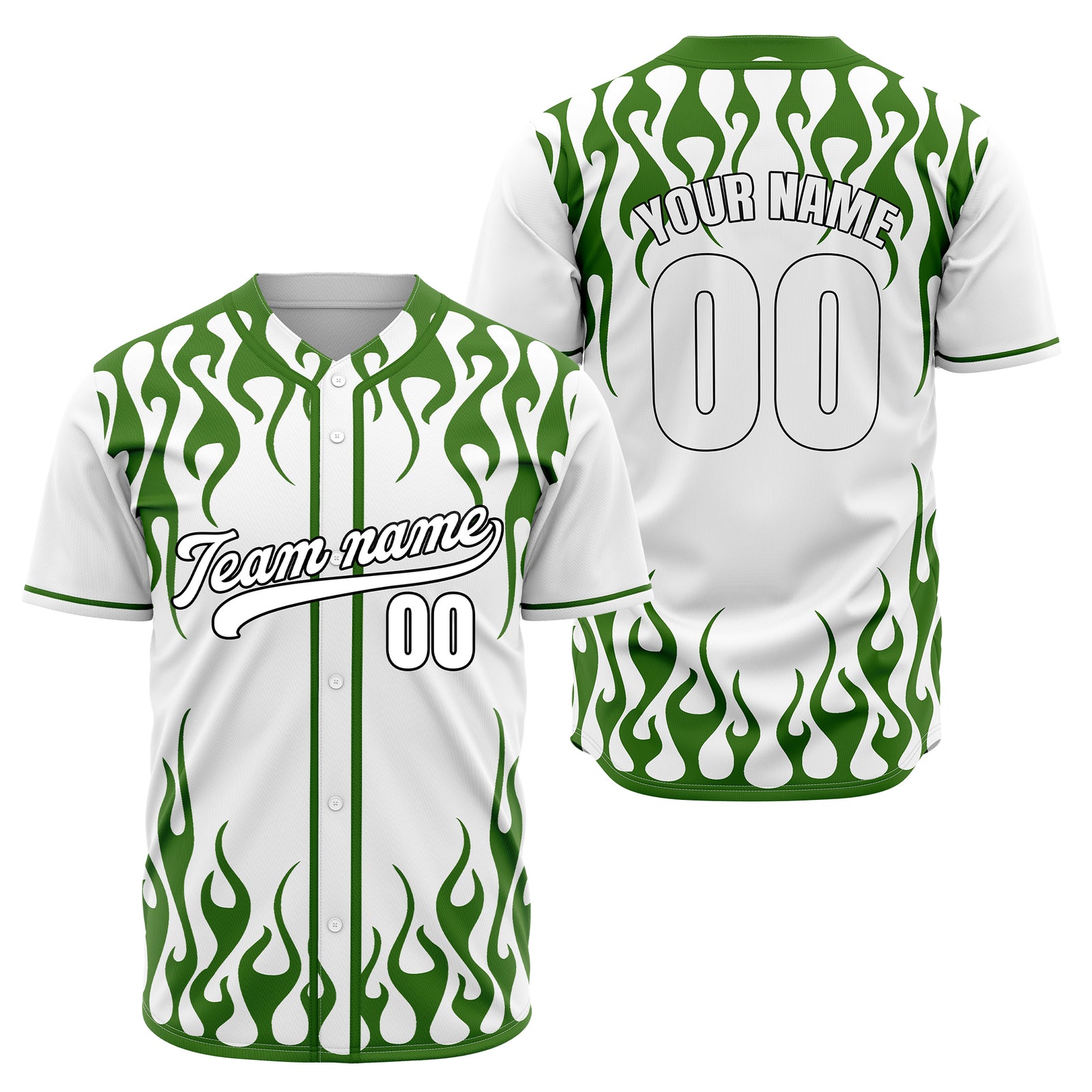 Custom Frostburn White Baseball Sports Jersey Personalized Uniform with Name & Number