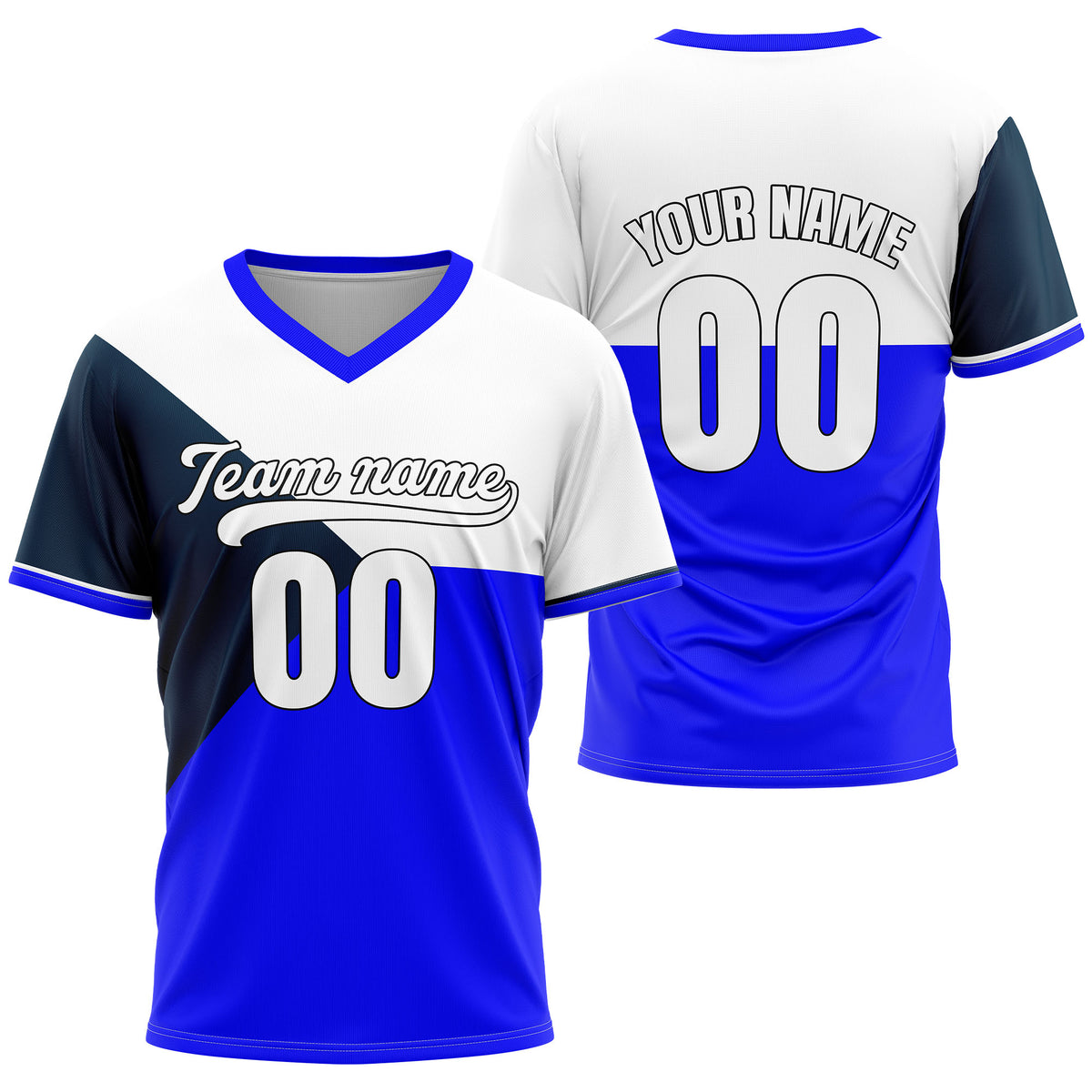 Custom FlexCore Blue Baseball Sports Jersey Personalized Uniform with Name &amp; Number