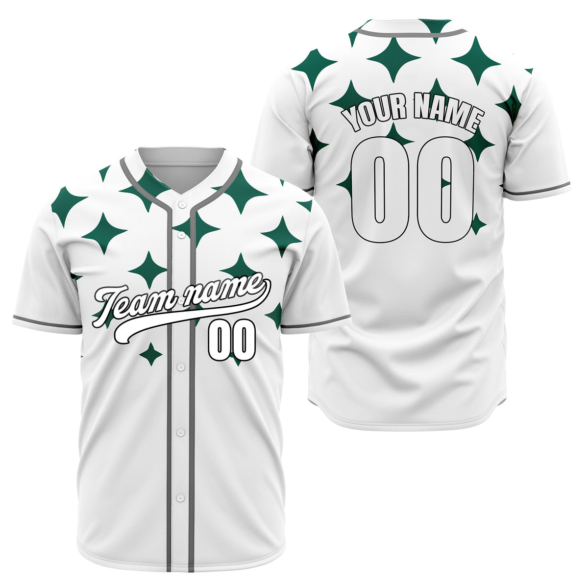 Custom Starlight Blue Baseball Sports Jersey Personalized Uniform with Name & Number