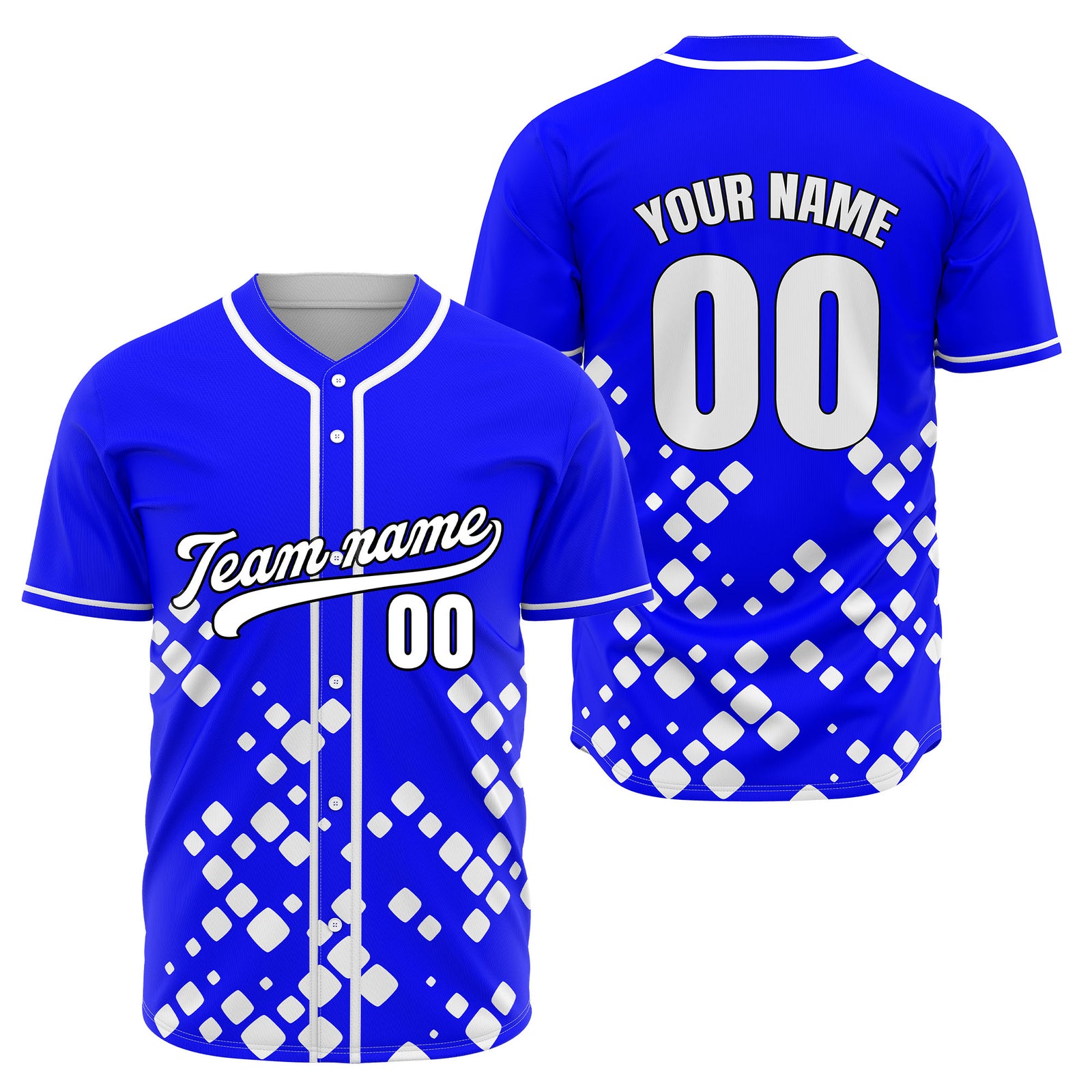 Custom Shadow Spark Blue Baseball Sports Jersey Personalized Uniform with Name & Number (Copy)