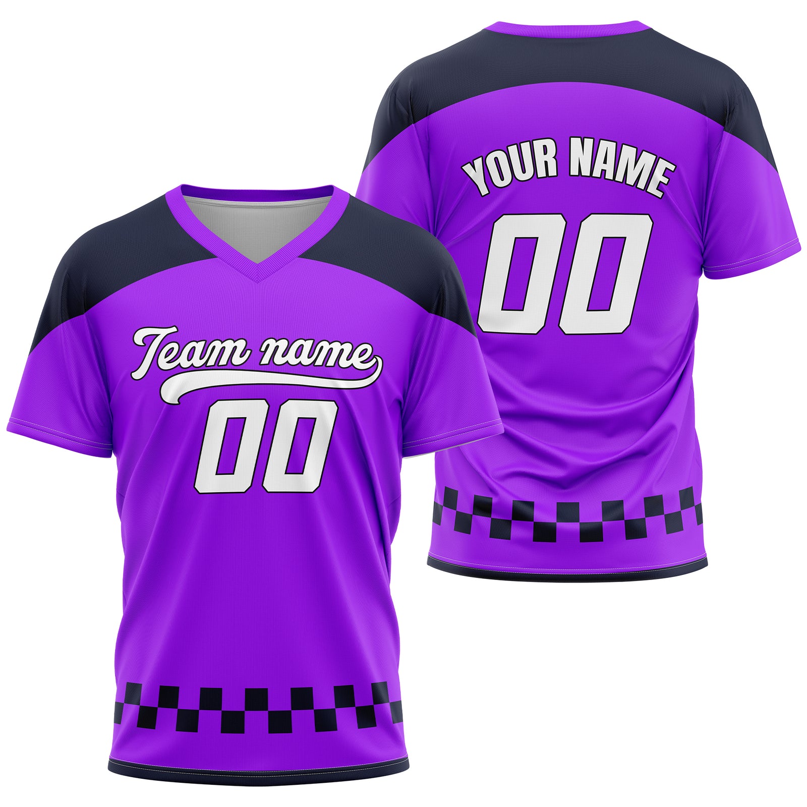 Custom Darkvolt Purple Pullover Baseball Sports Jersey Personalized Uniform with Name & Number