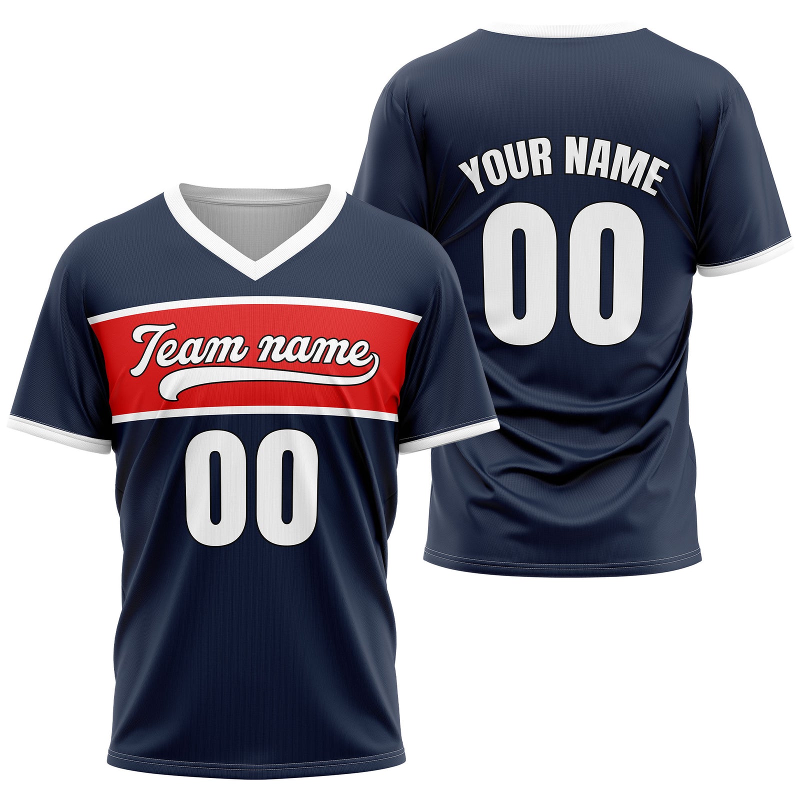 Custom ProEdge Navy Baseball Sports Jersey Personalized Uniform with Name & Number