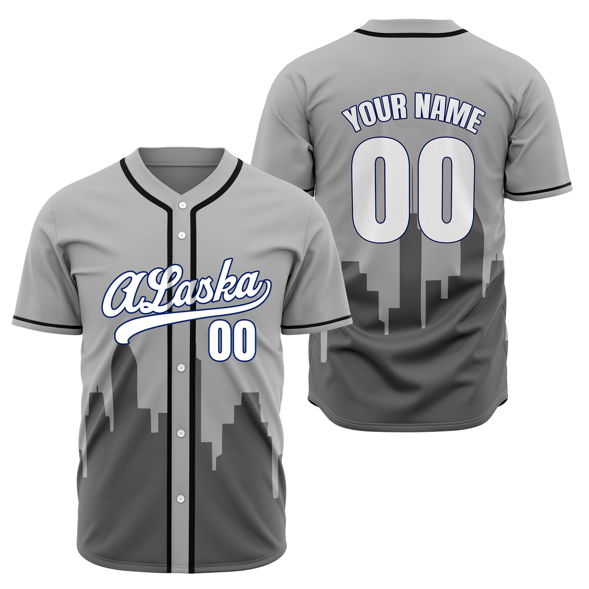 Custom City Horizon Orange Baseball Sports Jersey Personalized Uniform with Name & Number