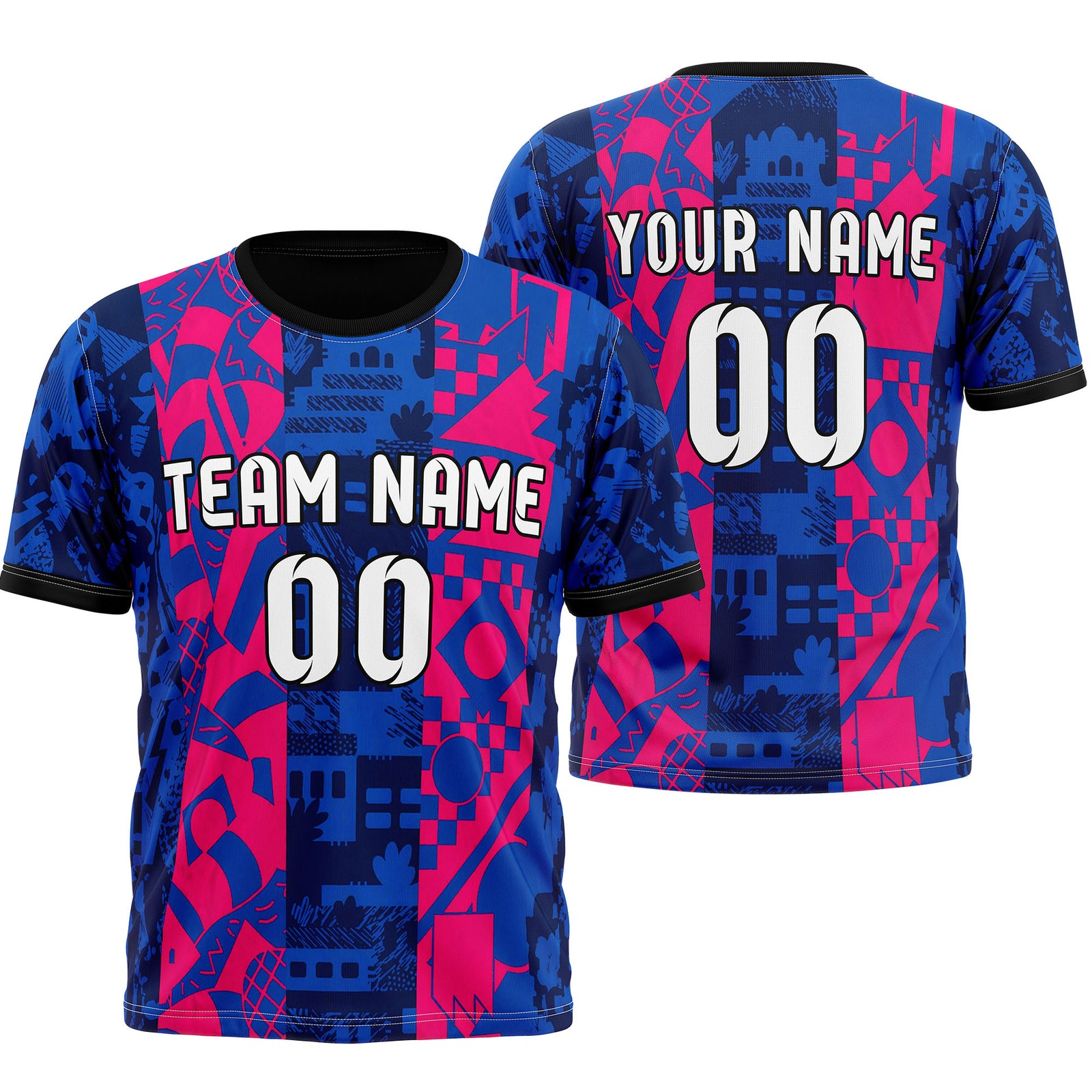 Custom FC Barcelona Fan Jersey Personalized with Name & Number