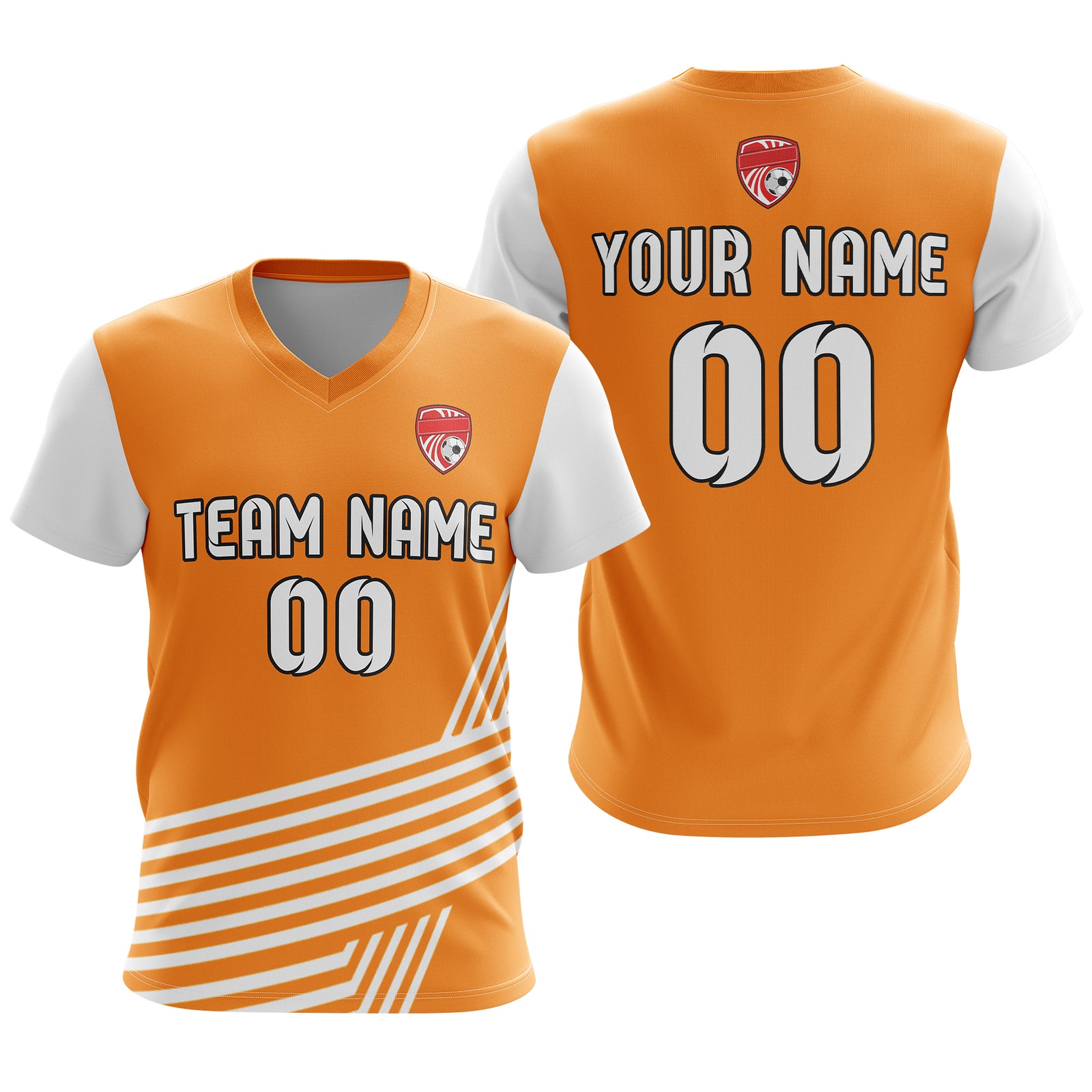 Custom Rapid Line White Soccer Sport Tops Jersey