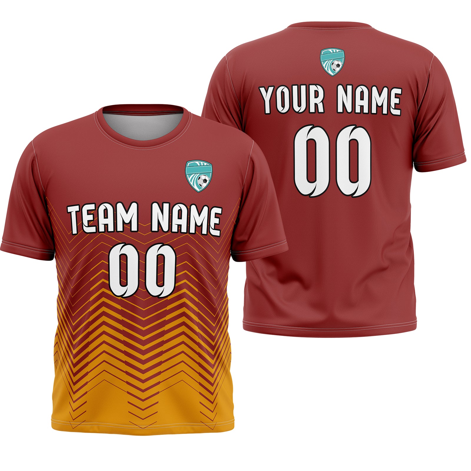 Custom Soccer R Side Pattern Red Apex Strike Sports Tops Jersey