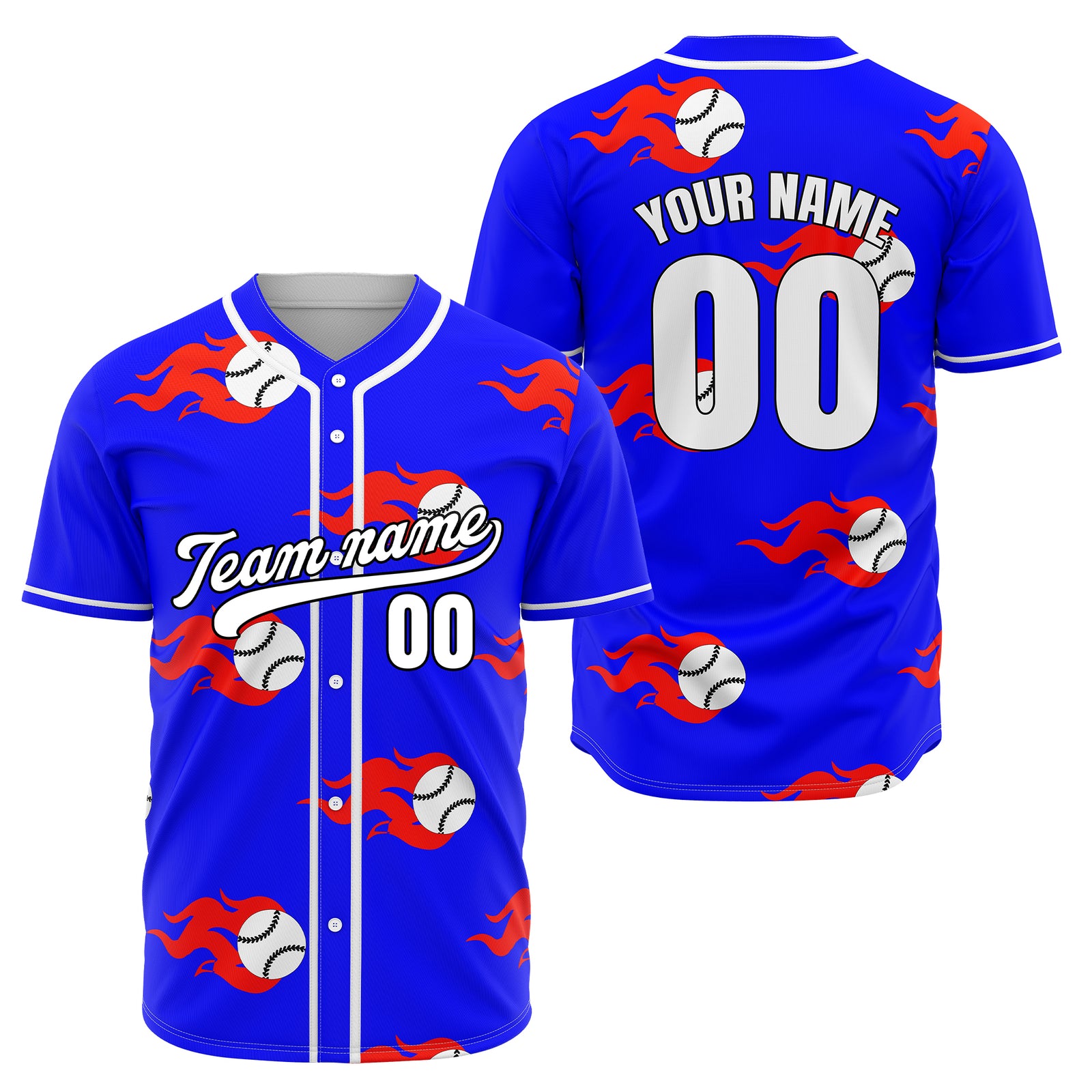 Custom Fireballers Grey Baseball Sports Jersey Personalized Uniform with Name & Number