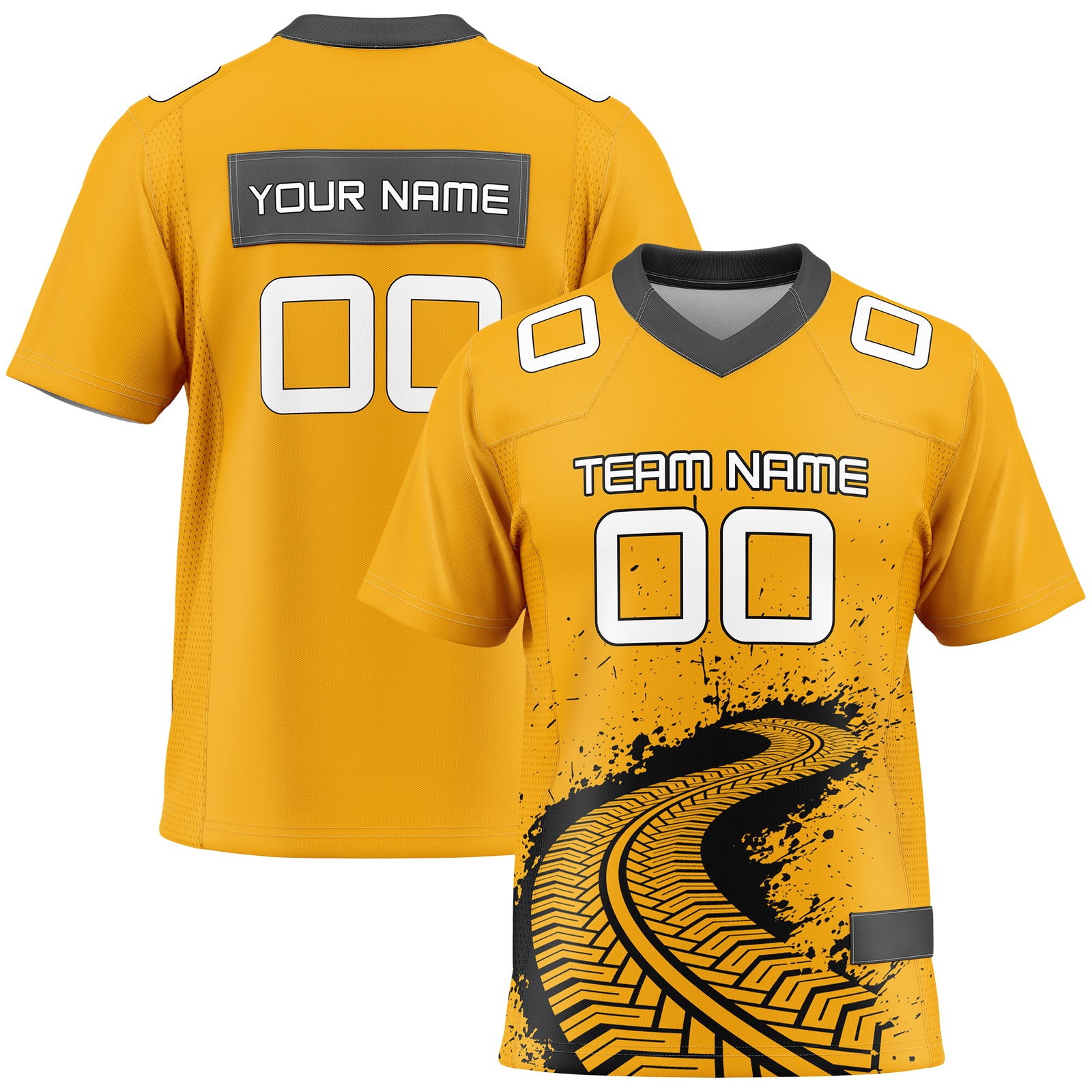 American Football jersey Orange