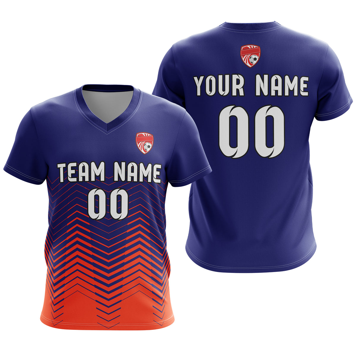 Custom Apex Strike V-Side Pattern Khaki Soccer Sport Tops Jersey