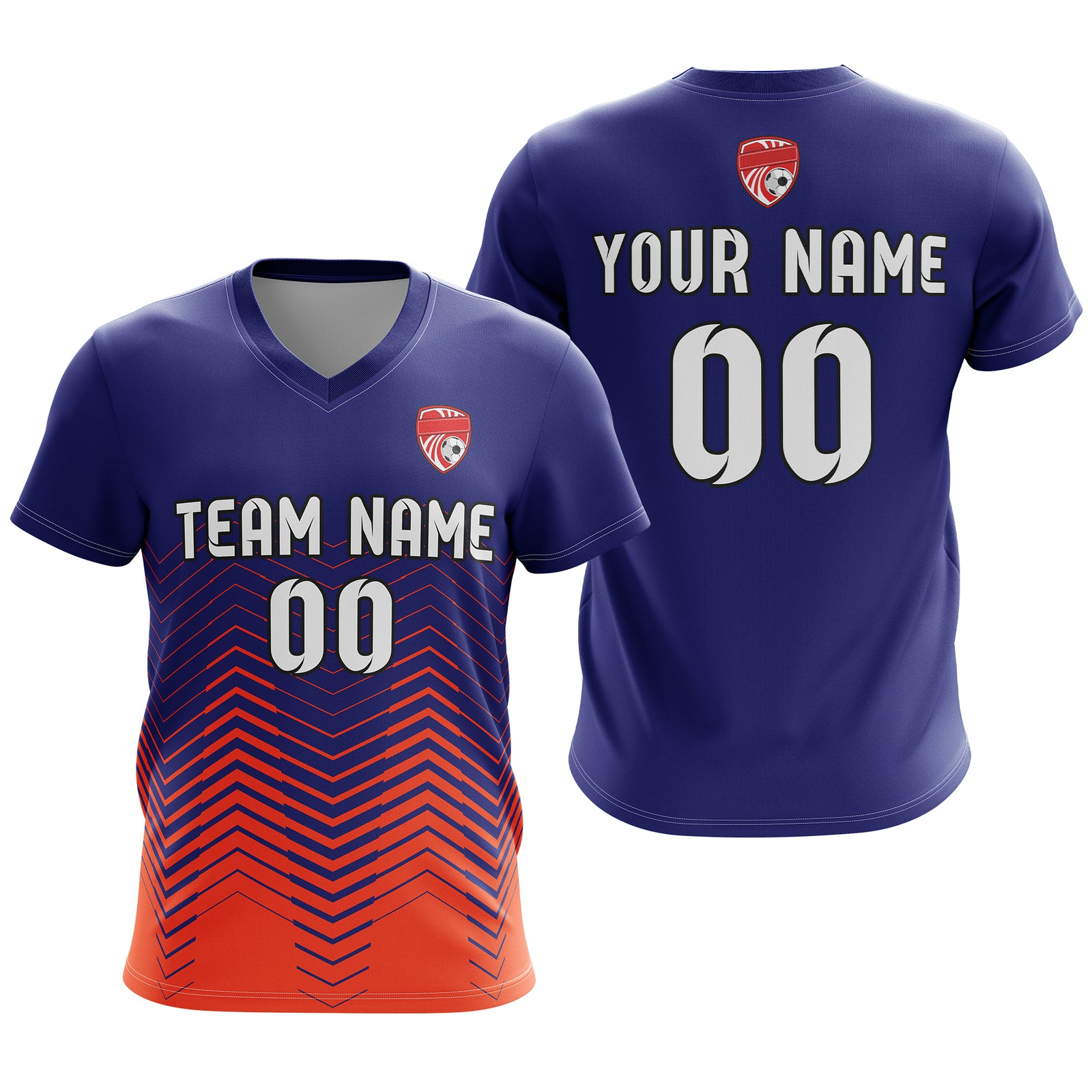 Custom Apex Strike V-Side Pattern Khaki Soccer Sport Tops Jersey