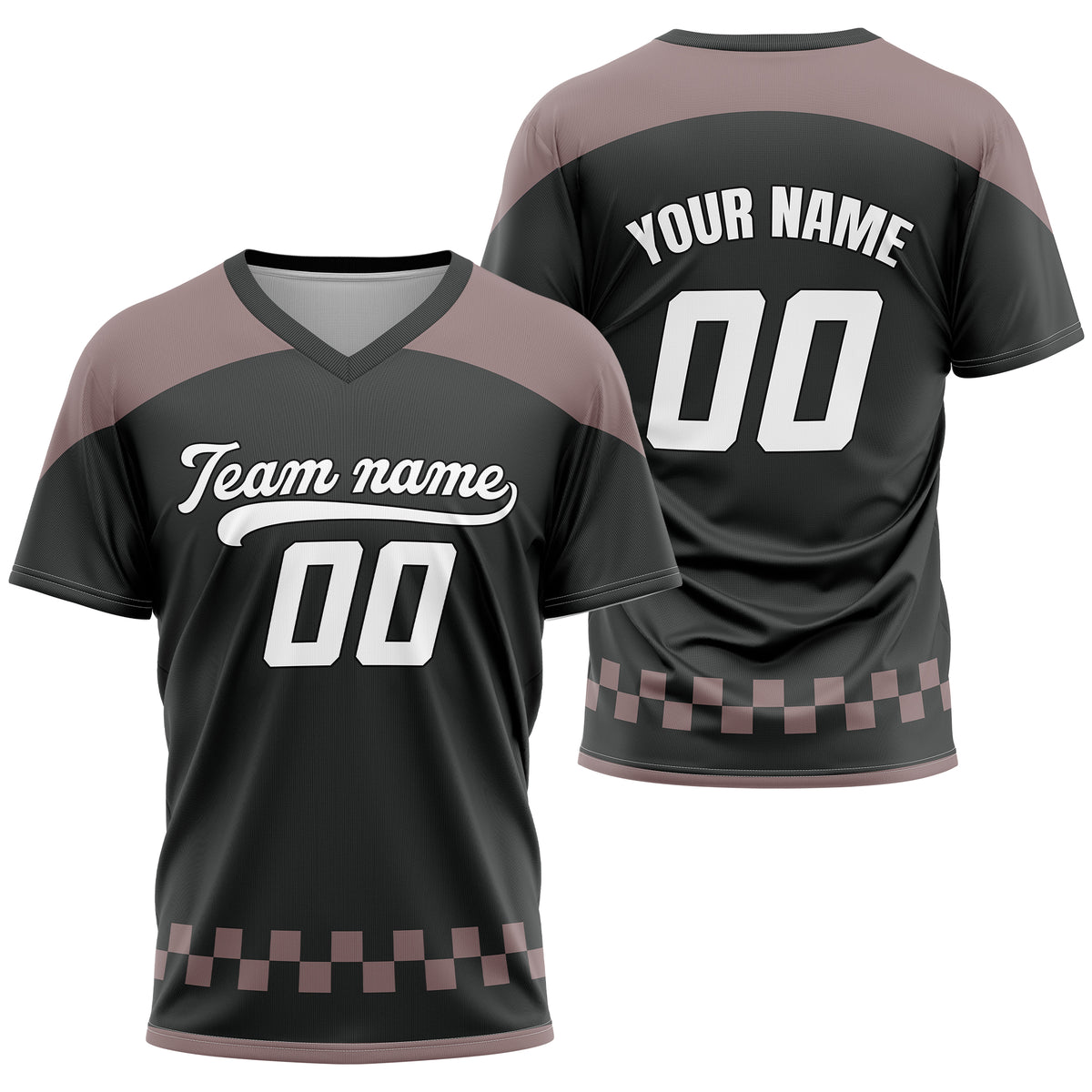 Custom Darkvolt Dark Grey Pullover Baseball Sports Jersey Personalized Uniform with Name &amp; Number