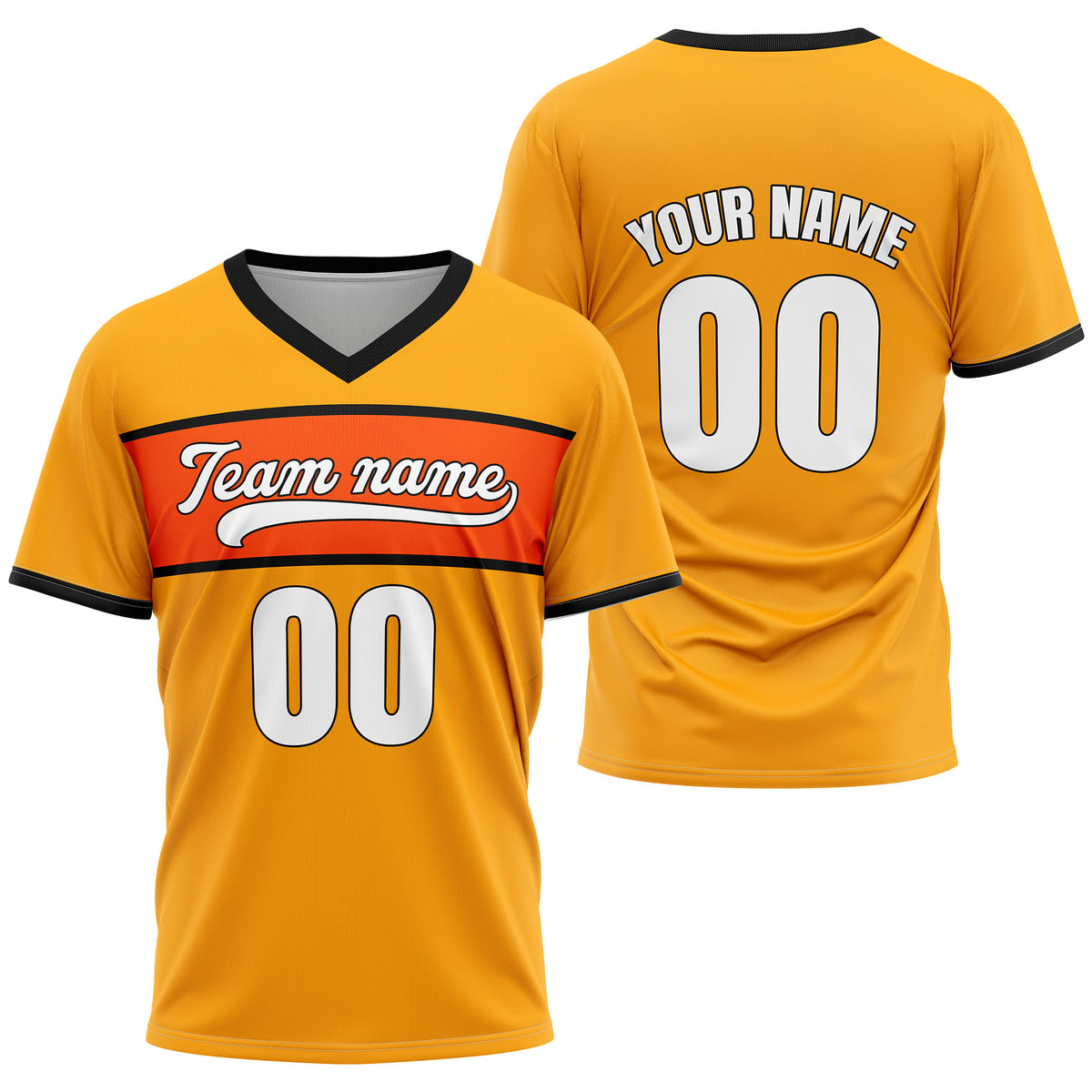 Custom ProEdge Orange Baseball Sports Jersey Personalized Uniform with Name &amp; Number