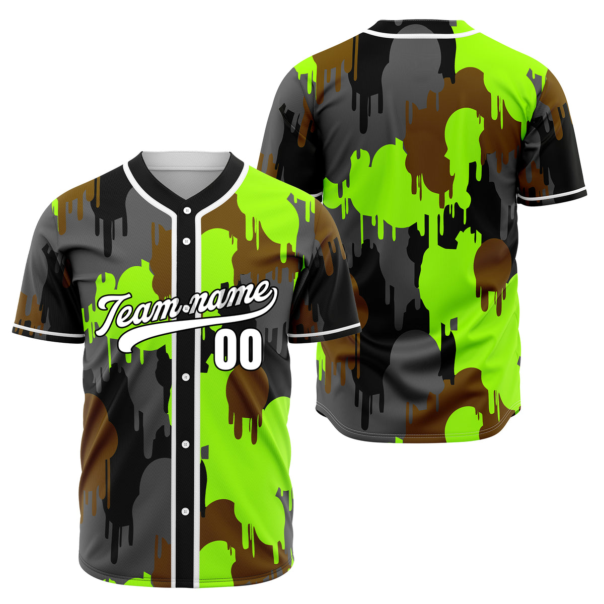 Custom Paint Hustlers Black Baseball Sports Jersey Personalized Uniform with Name &amp; Number