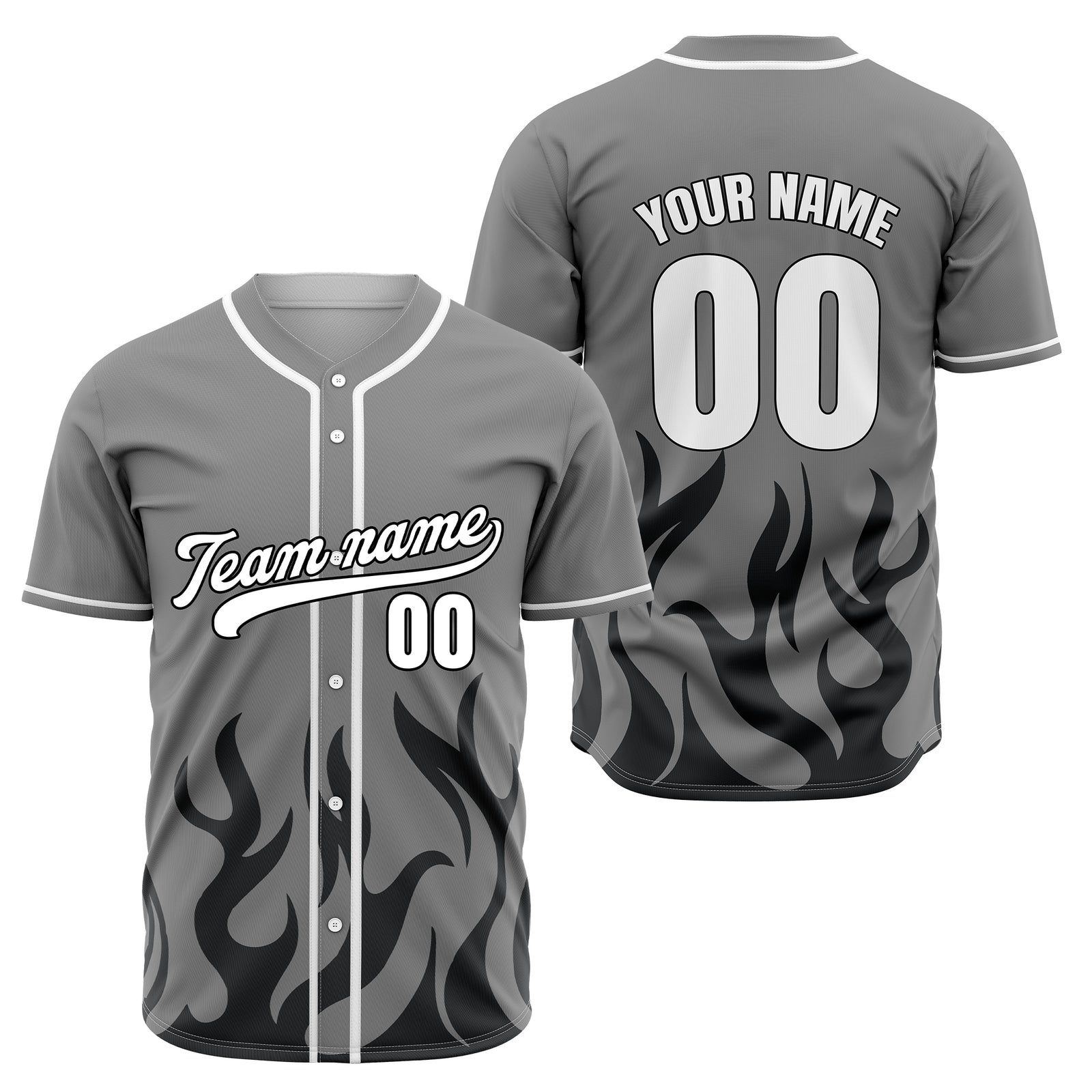 Custom Burnout Navy Baseball Sports Jersey Personalized Uniform with Name & Number