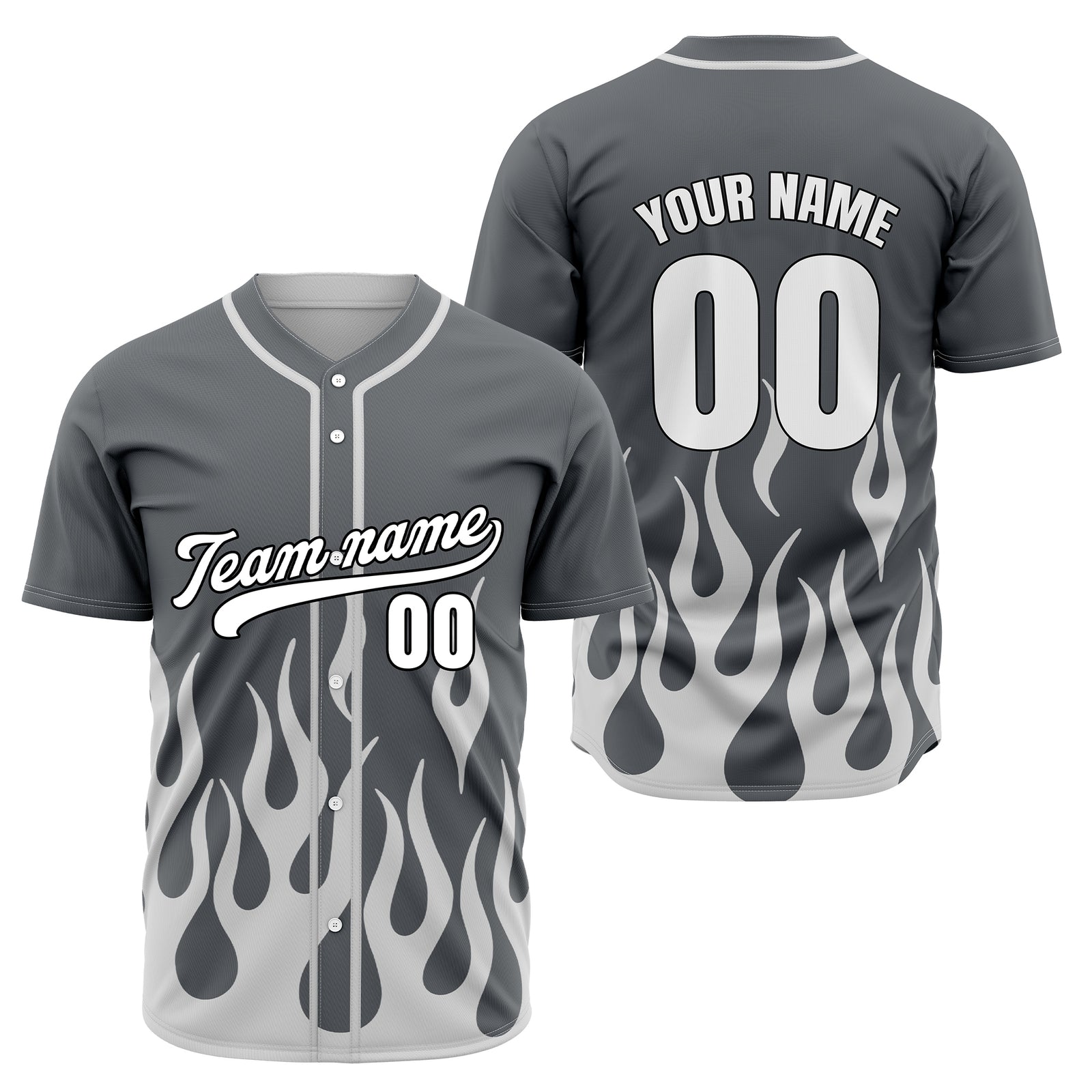 Custom Frost Fire Khaki Baseball Sports Jersey Personalized Uniform with Name & Number