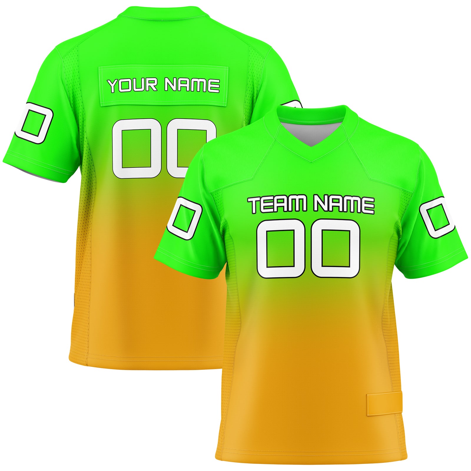 American Football jersey Gradient Fashion