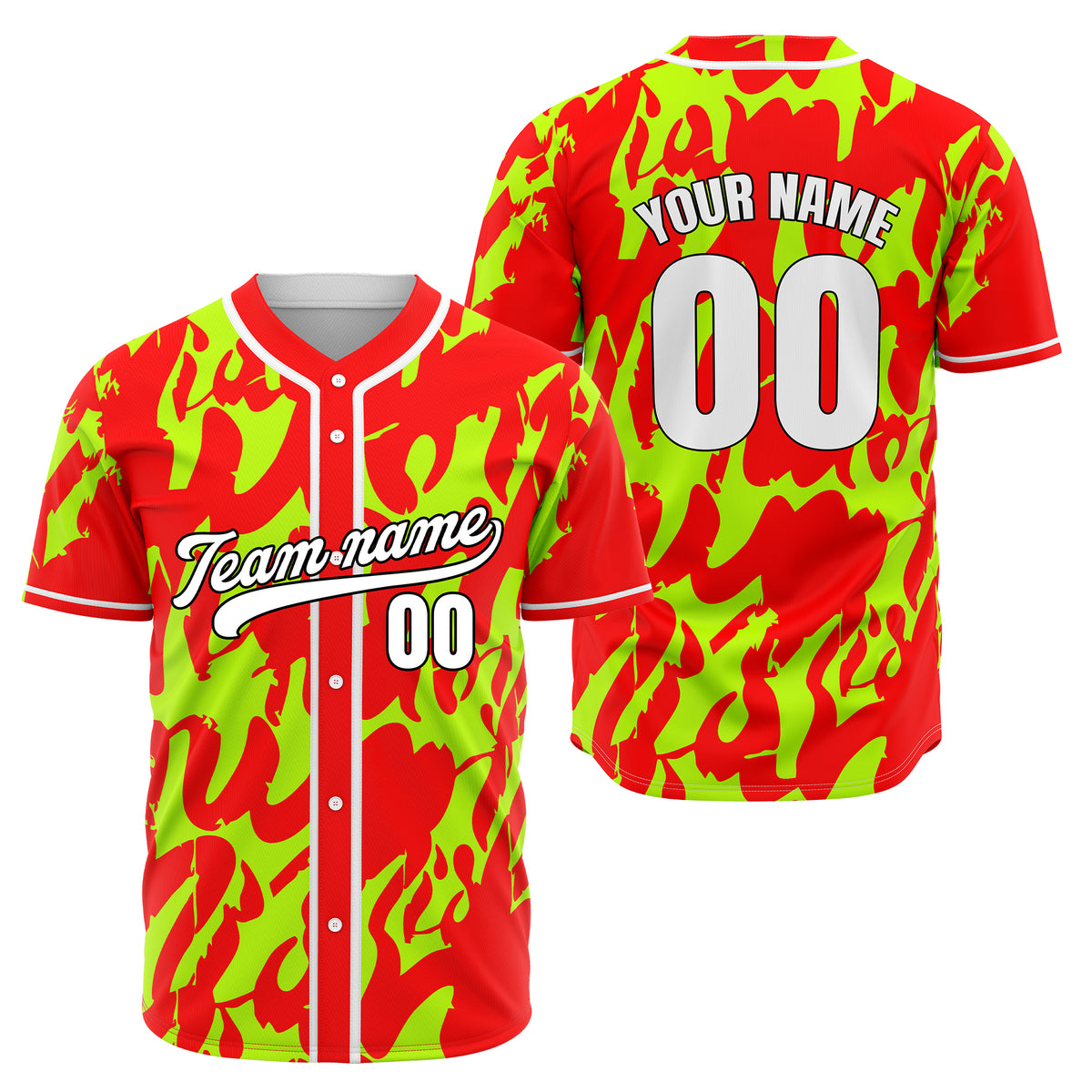 Custom Graffiti Sox Red Baseball Sports Jersey Personalized Uniform with Name &amp; Number