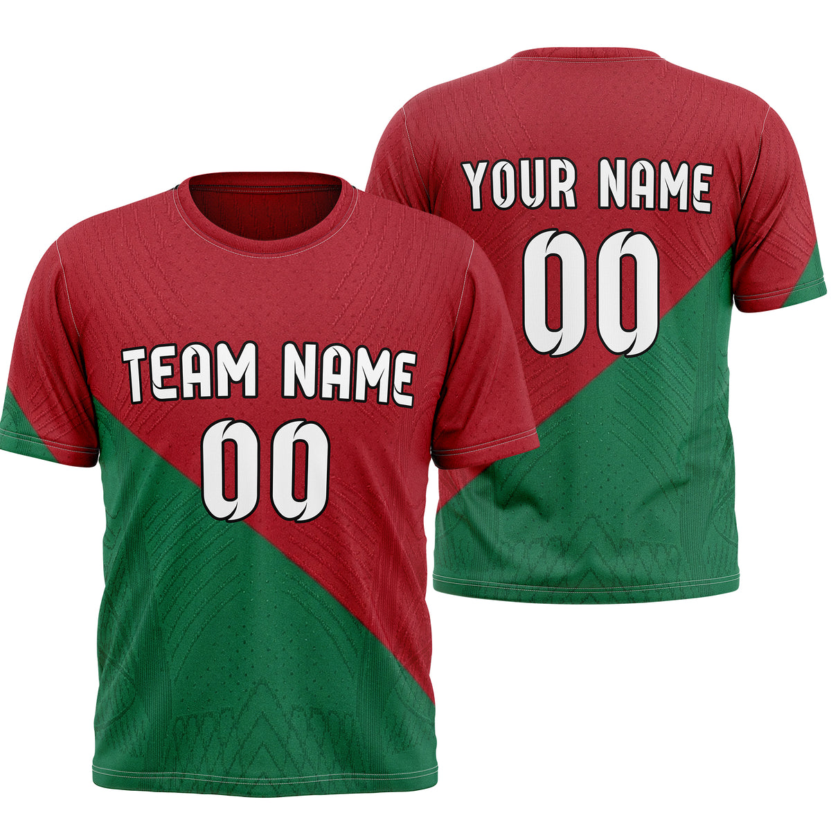 Custom PORTUGAL Fan Jersey Personalized with Name &amp; Number