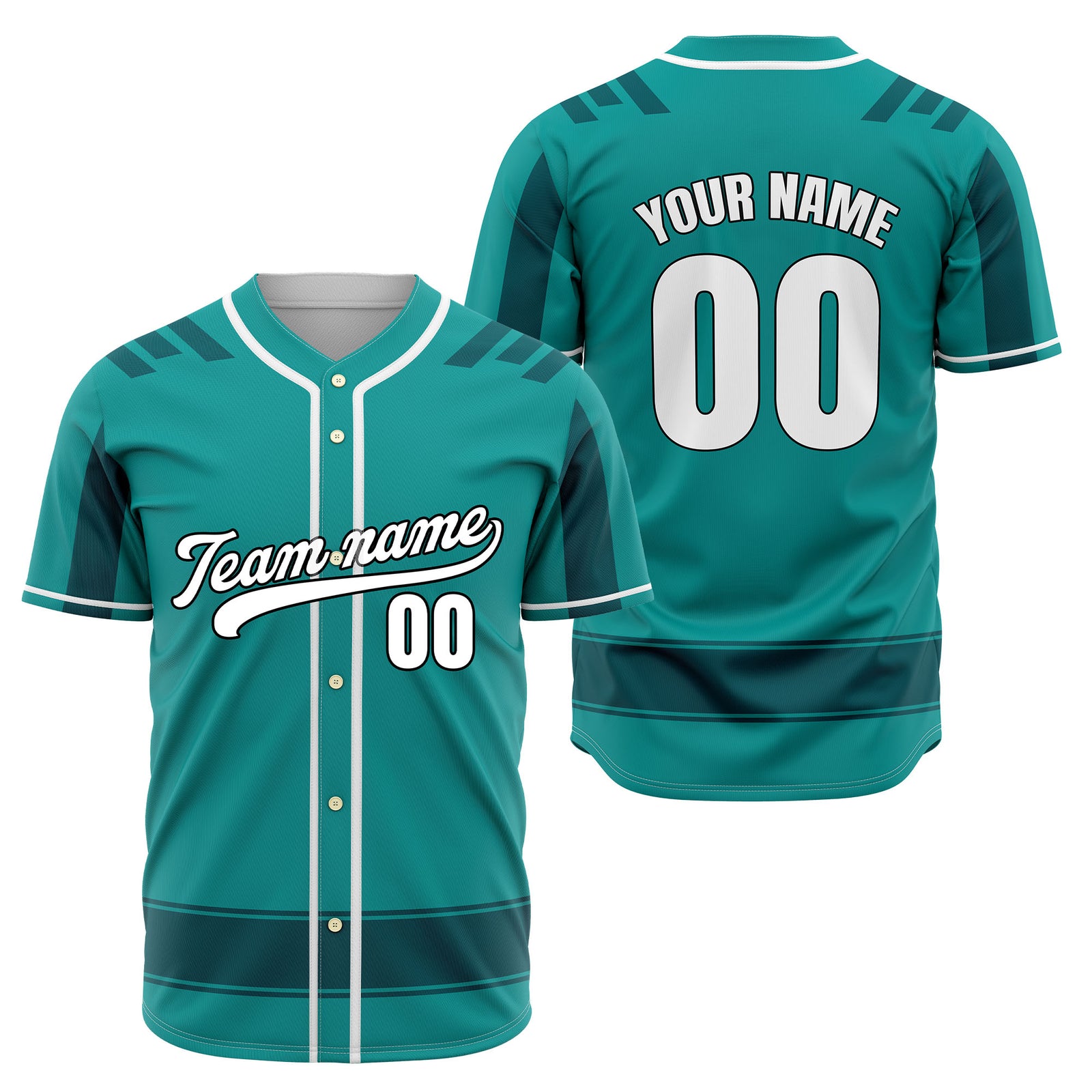 Custom Radiant Strike Blue Raglan Style Baseball Sports Jersey Personalized Uniform with Name & Number