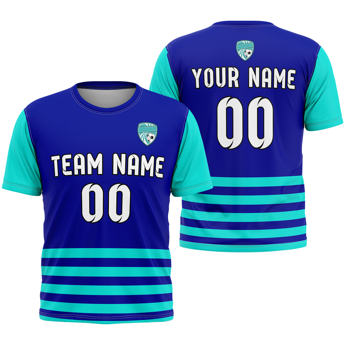 Custom Soccer R Stripes Volt Stripe Neon Green Sports Tops Jersey