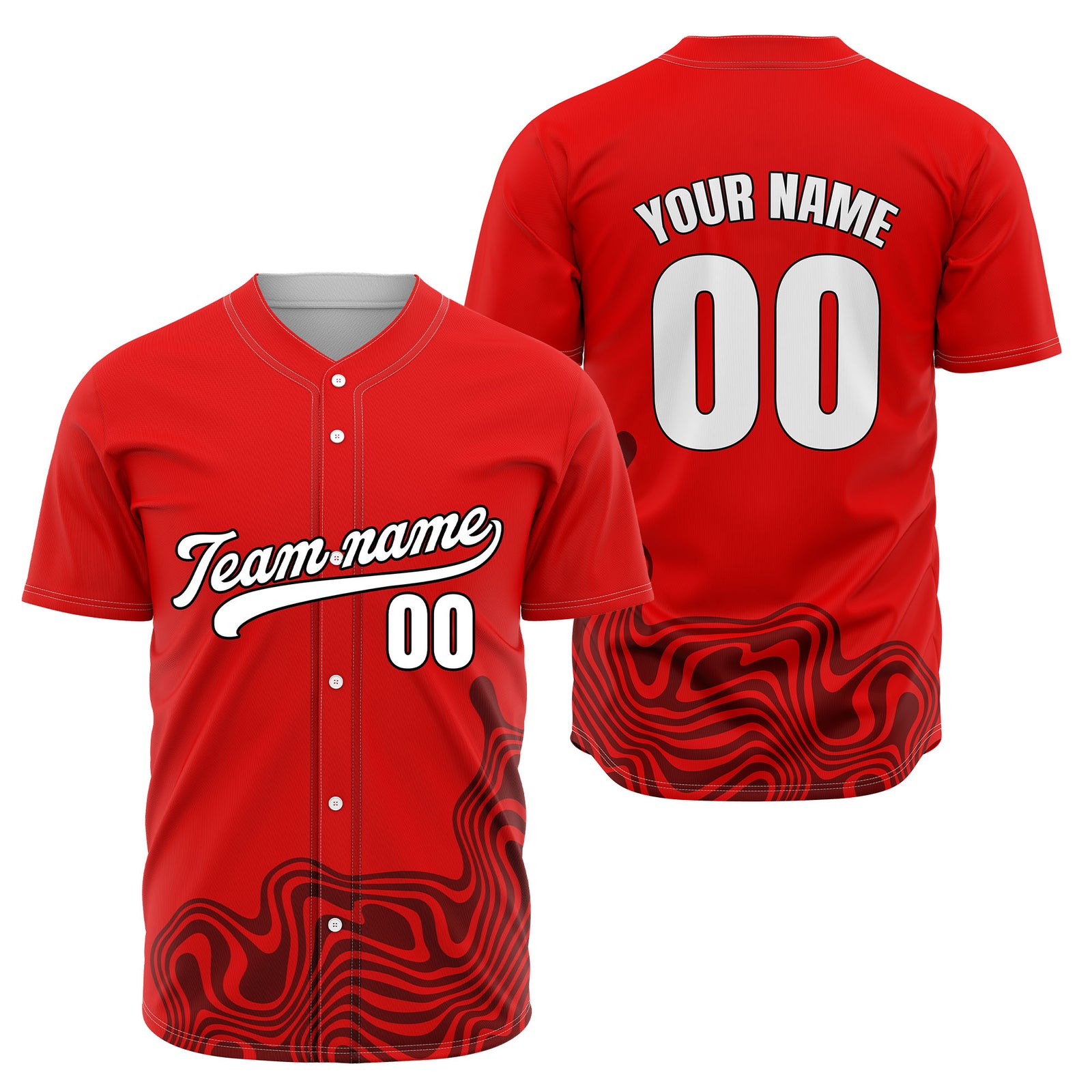 Custom Aqua Baseball Wave Sports Jersey Personalized Uniform with Name & Number