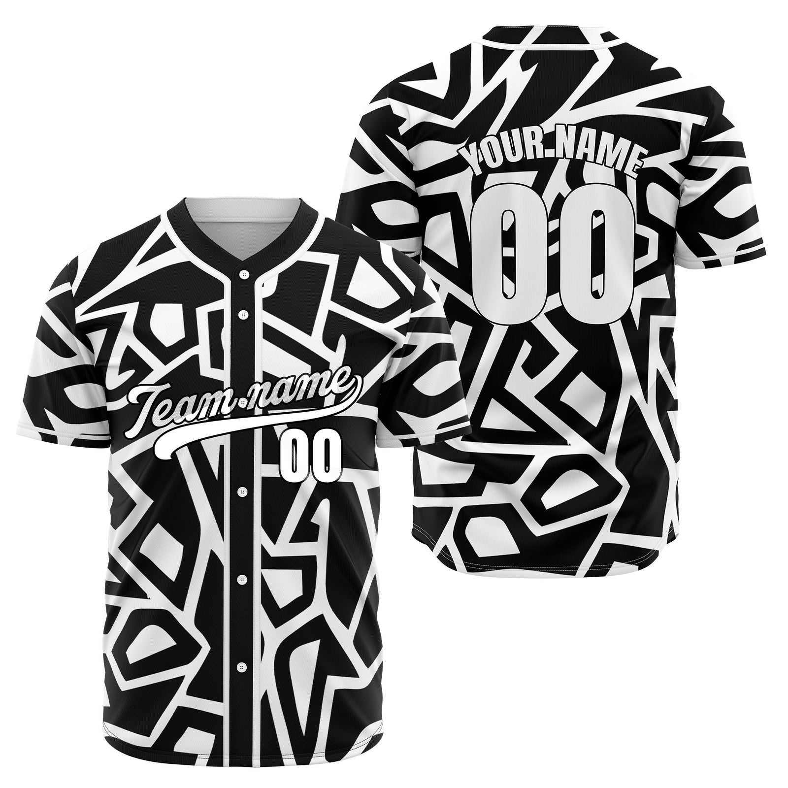 Custom Shadow Rebels Black Baseball Sports Jersey Personalized Uniform with Name & Number