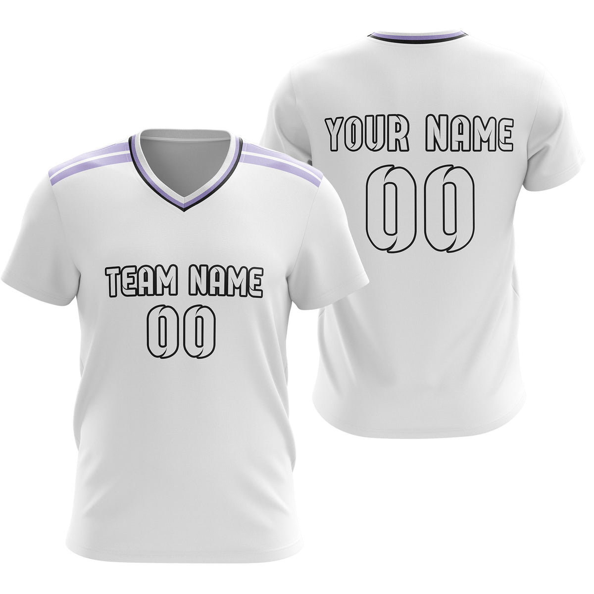 Custom Real Madrid Fan Jersey Personalized with Name &amp; Number