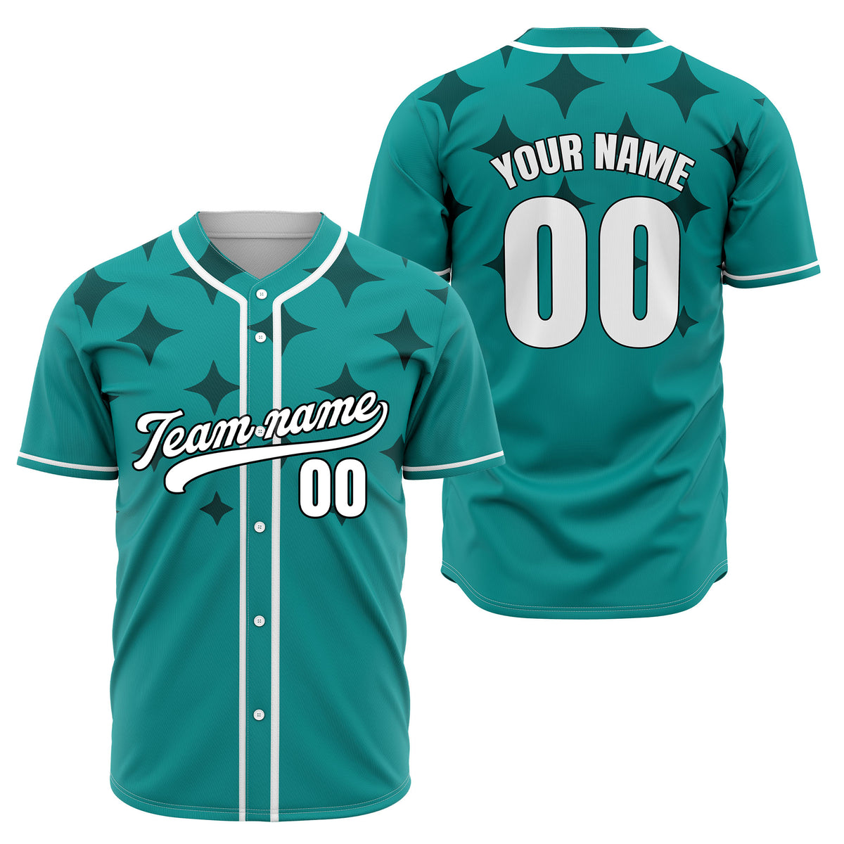Custom Starlight Blue Baseball Sports Jersey Personalized Uniform with Name & Number
