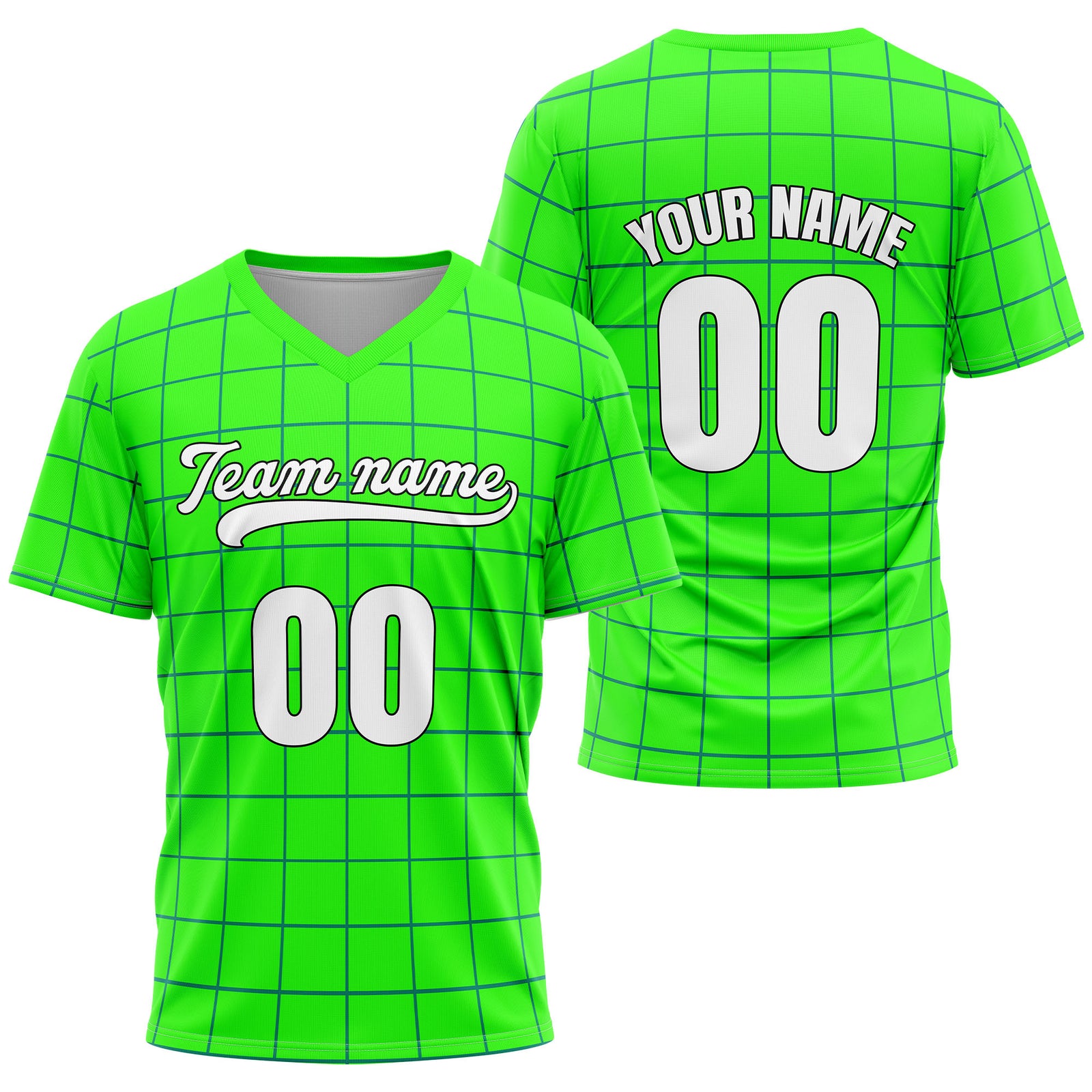 Custom Storm Matrix Neon Green Baseball Sports Jersey Personalized Uniform with Name & Number