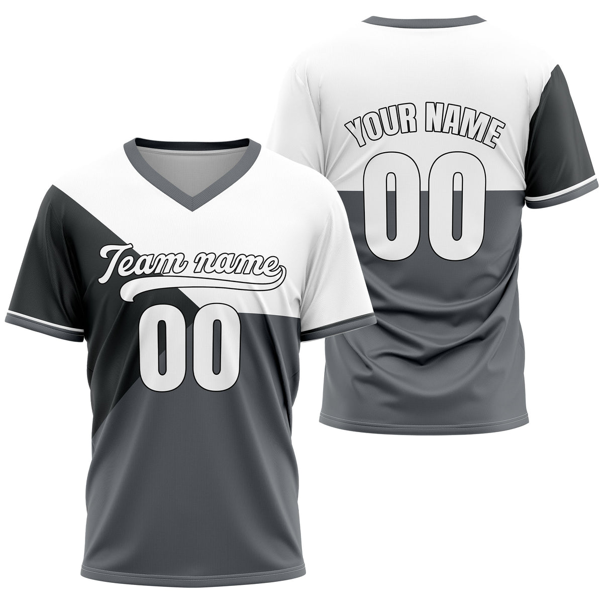 Custom FlexCore Dark Grey Baseball Sports Jersey Personalized Uniform with Name &amp; Number