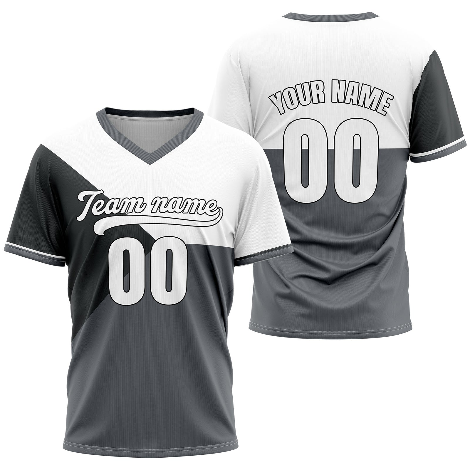 Custom FlexCore Grey Baseball Sports Jersey Personalized Uniform with Name & Number