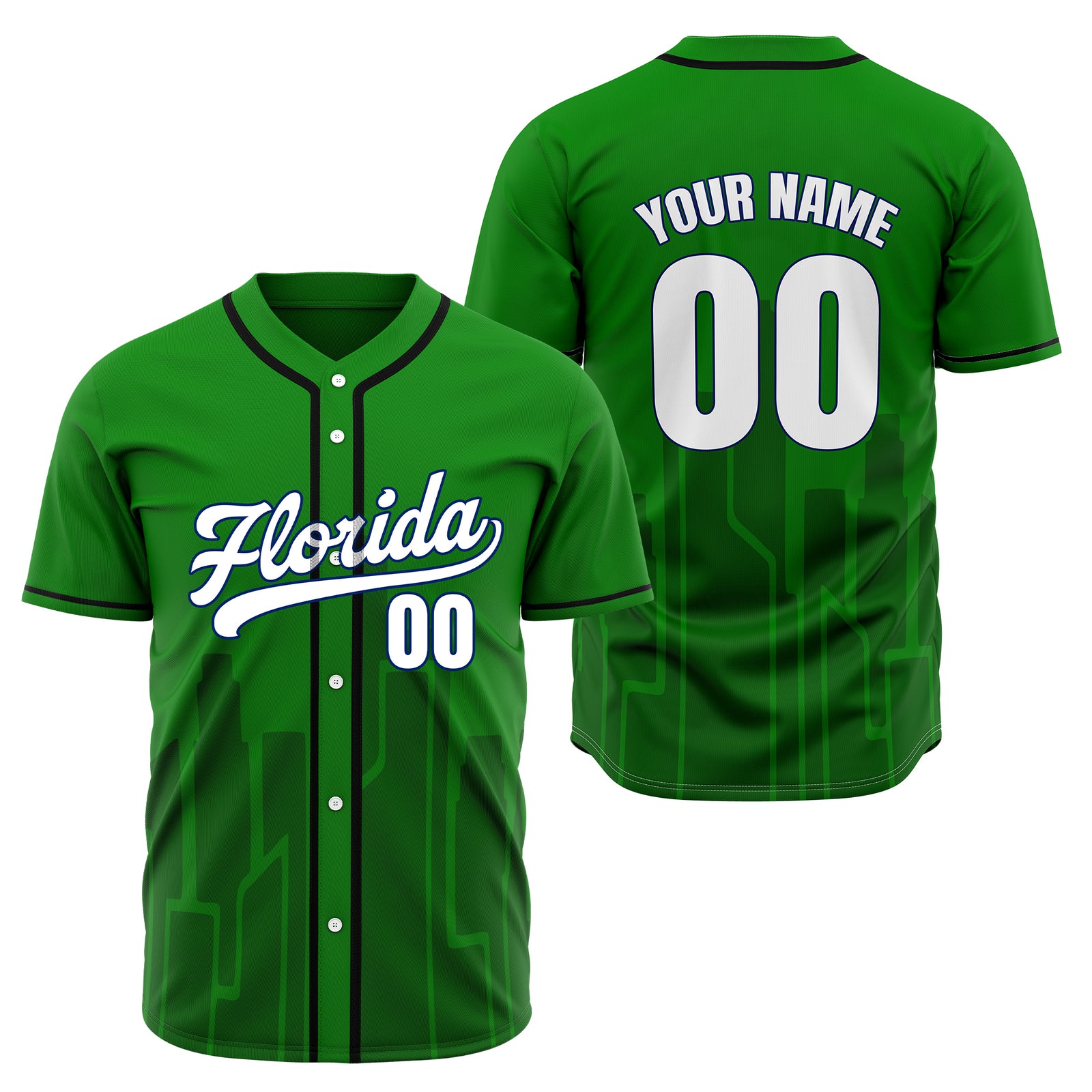 Custom City Flux Navy Baseball Sports Jersey Personalized Uniform with Name & Number