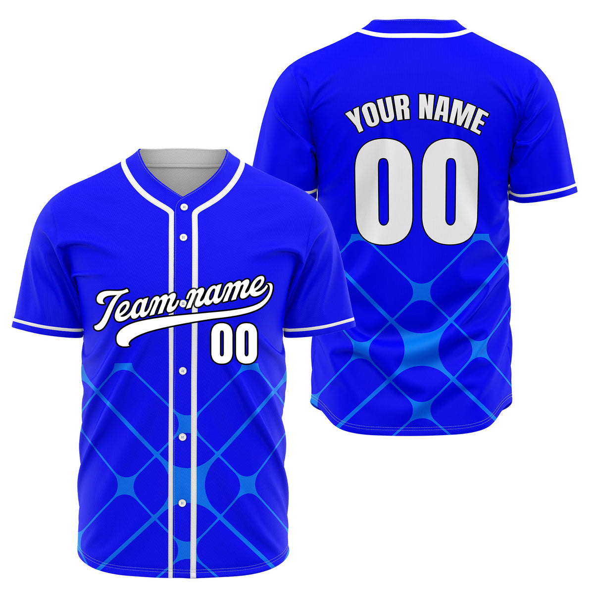 Custom Gridlock Navy Baseball Sports Jersey Personalized Uniform with Name & Number