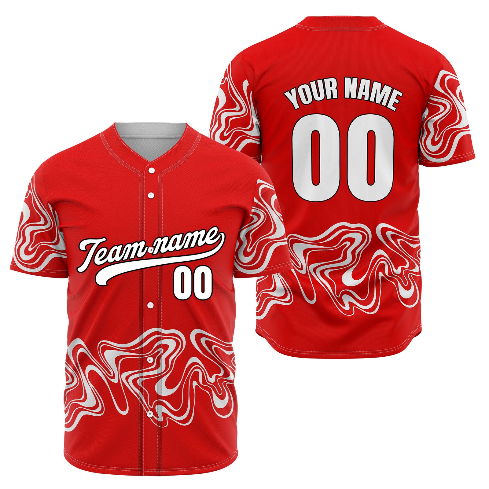 Custom Dark Grey Baseball Wave Sports Jersey Personalized Uniform with Name & Number
