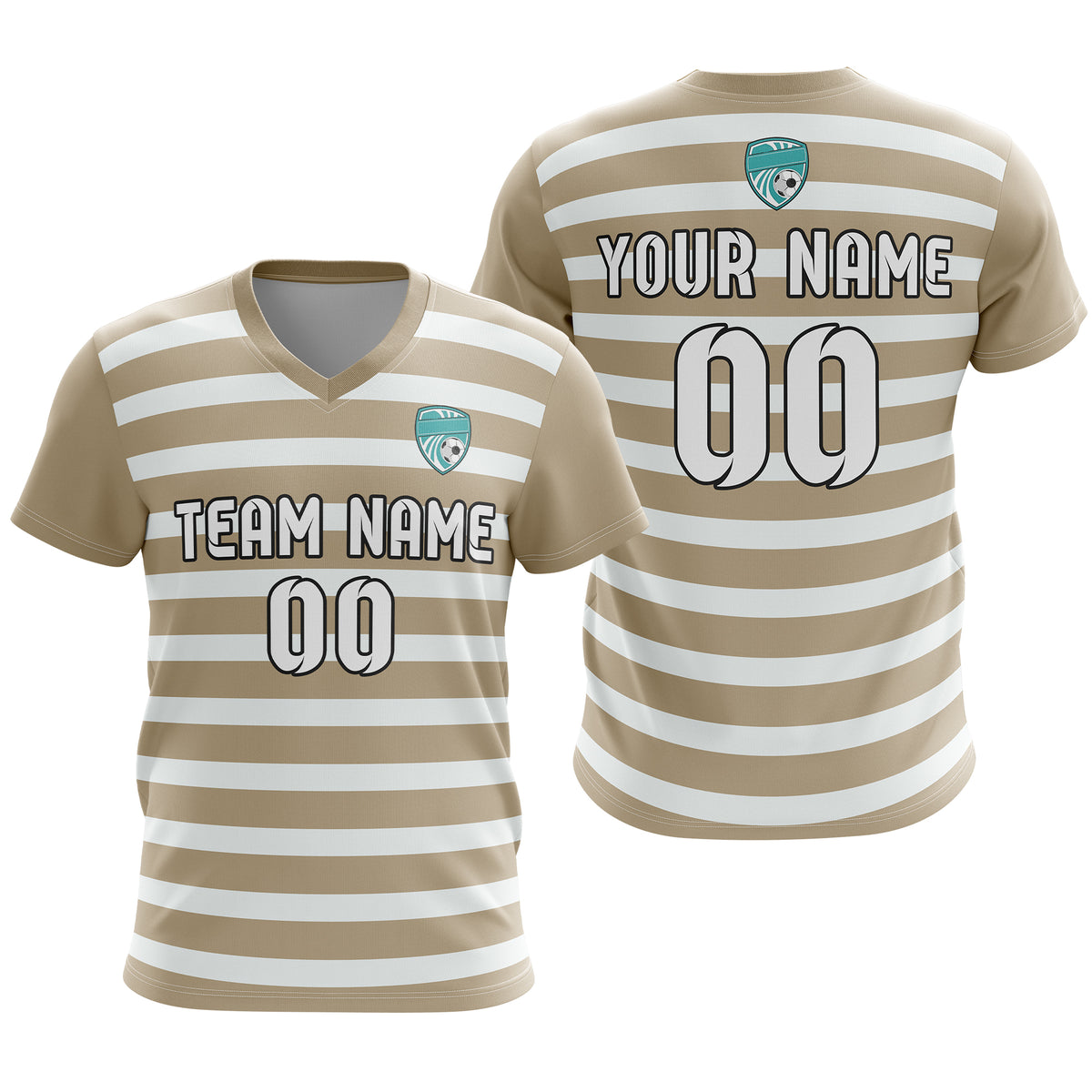 Custom Royal Stripe V-Neck Black Sport Tops Jersey