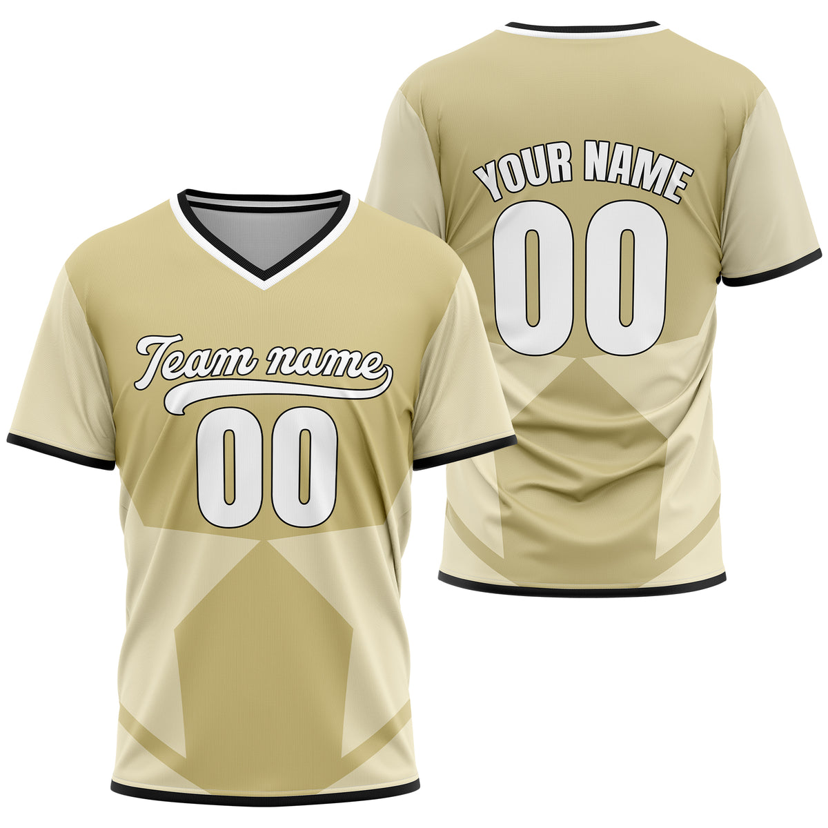 Custom NovaLine Khaki Pullover Baseball Sports Jersey Personalized Uniform with Name &amp; Number