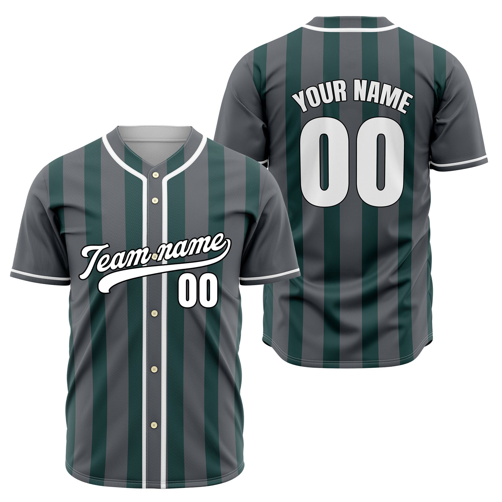 Custom Strikeforce Grey Raglan Style Baseball Sports Jersey Personalized Uniform with Name & Number