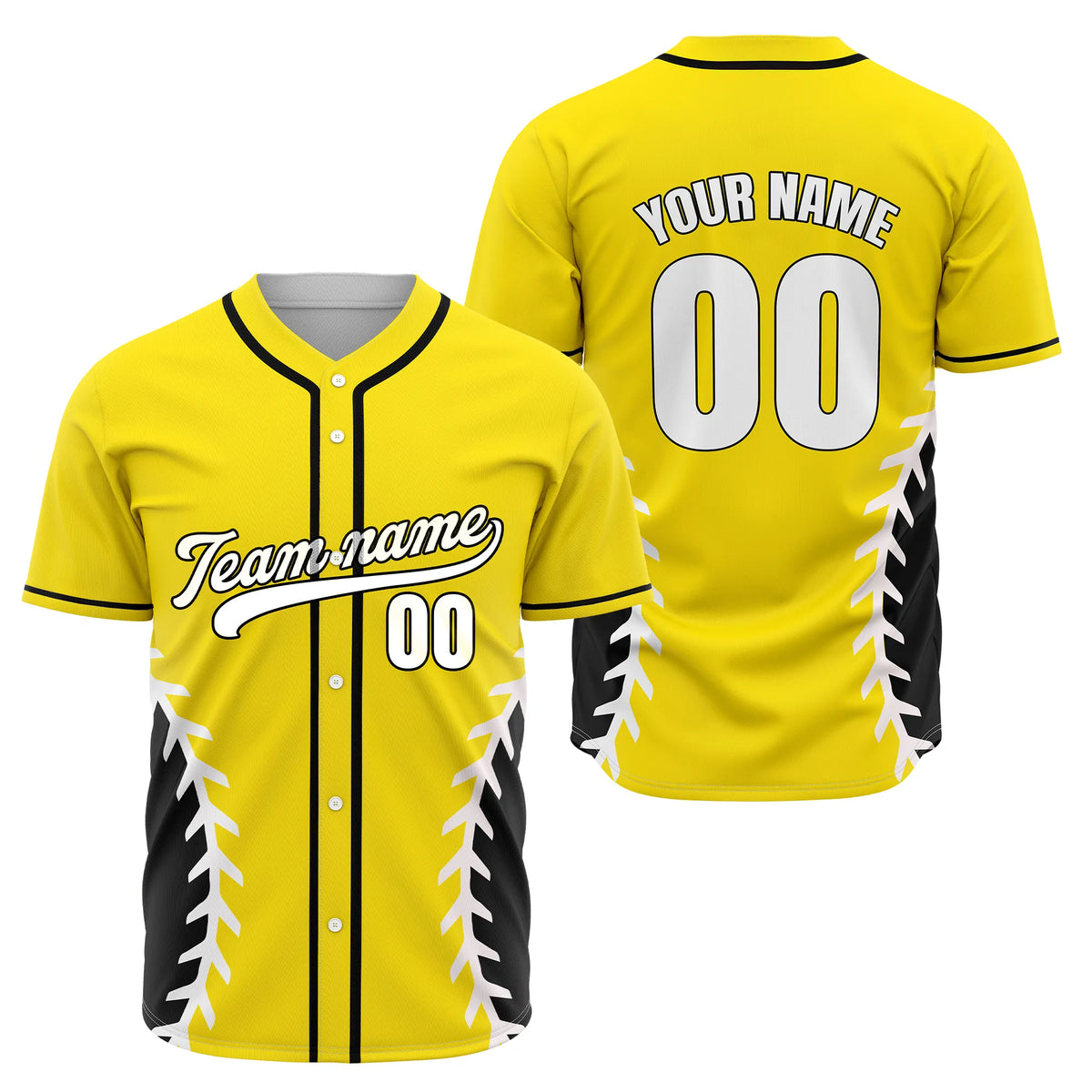 Custom Arc Line Baseball Sports Jersey Personalized Uniform with Name & Number