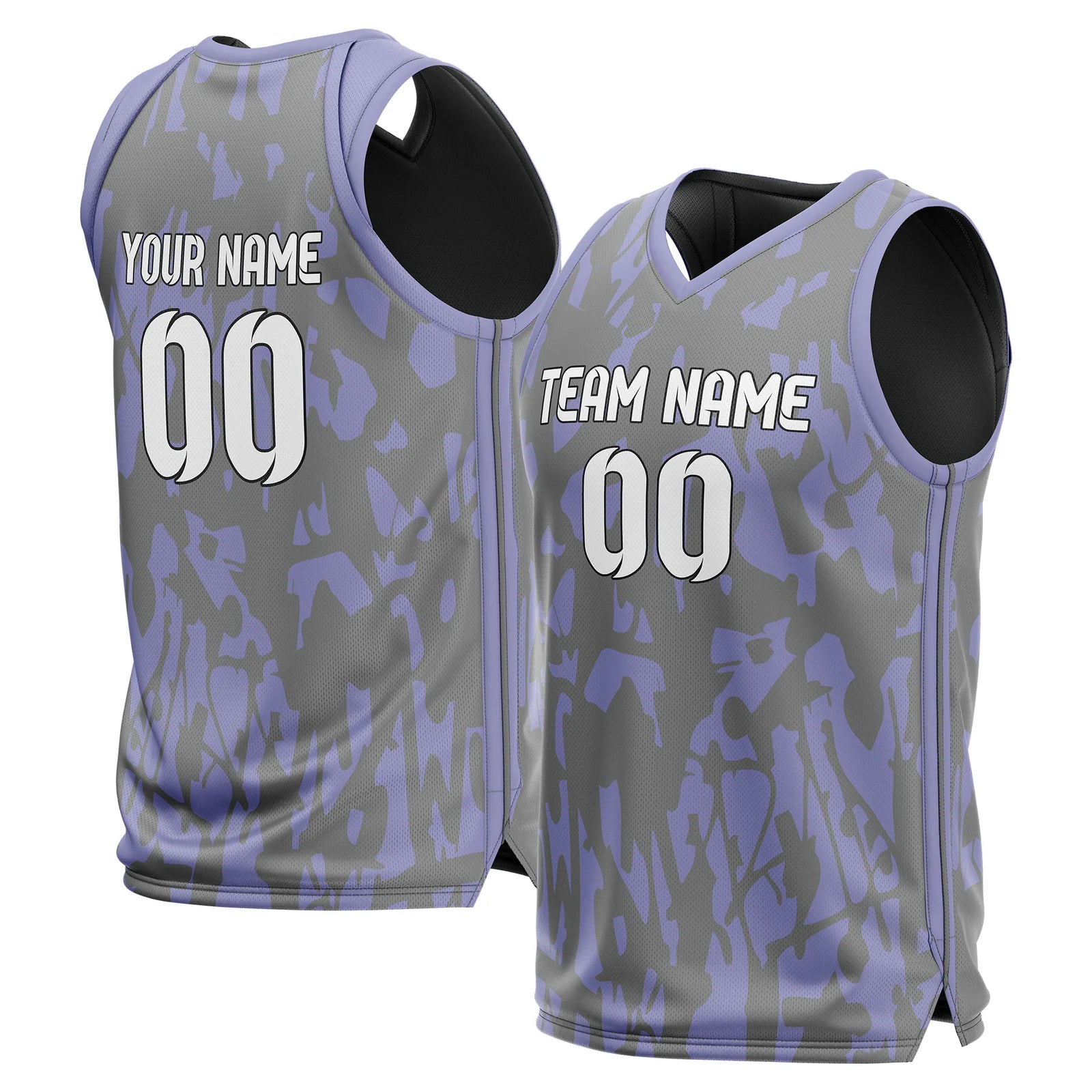 Custom Gaphti Pattern Tops Shadow Drip Sports Jersey Personalized Uniform with Name & Number