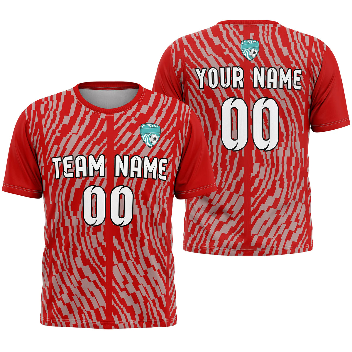 Custom Graffiti Pattern D3 Soccer Jersey Personalized Football Uniform with Name & Number
