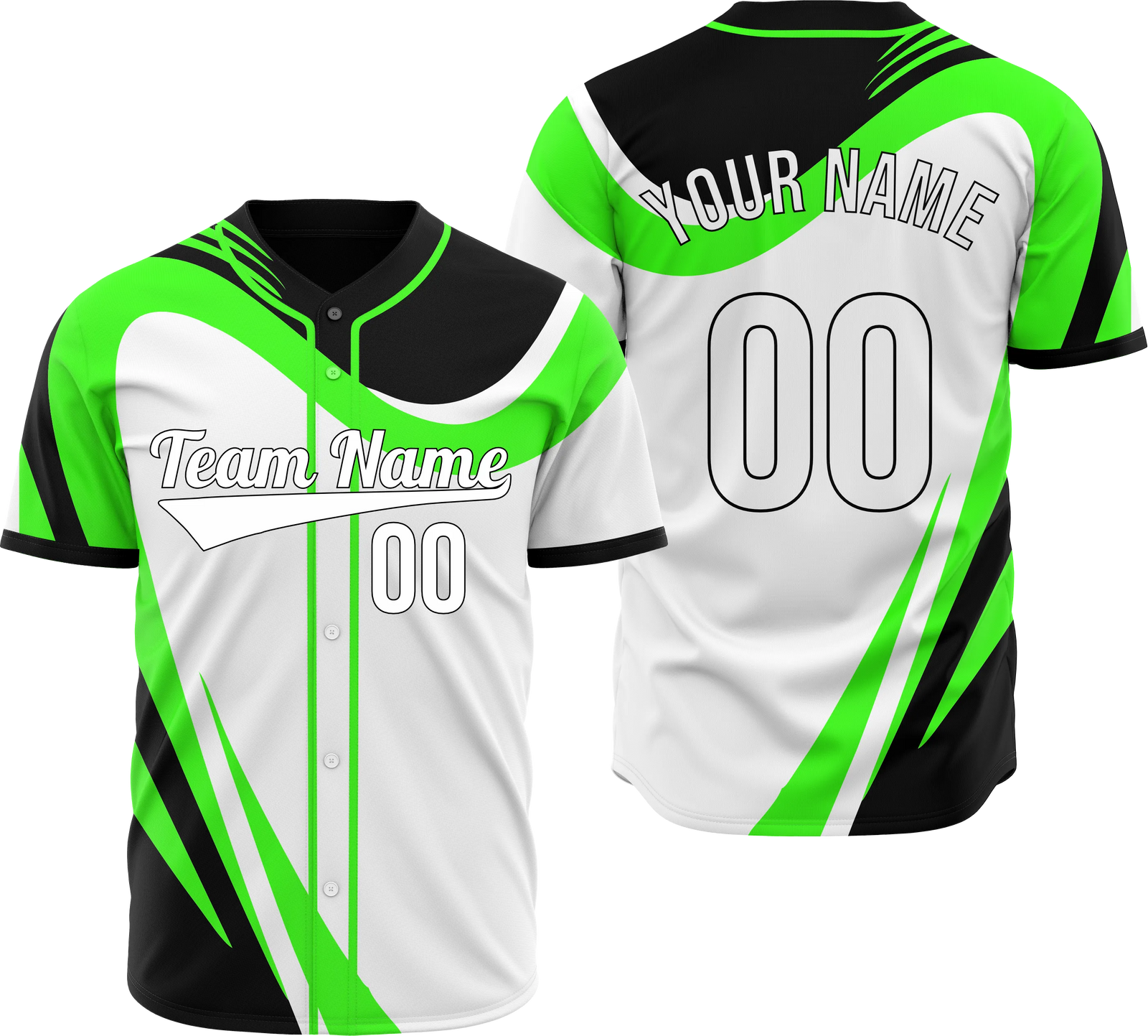 Custom Velocity Flow Baseball Sports Jersey Personalized Uniform with Name & Number