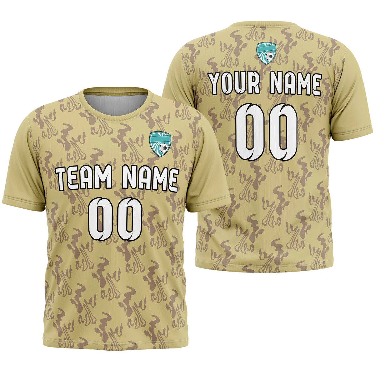 Custom Graffiti Pattern D1 Soccer Jersey Personalized Football Uniform with Name & Number